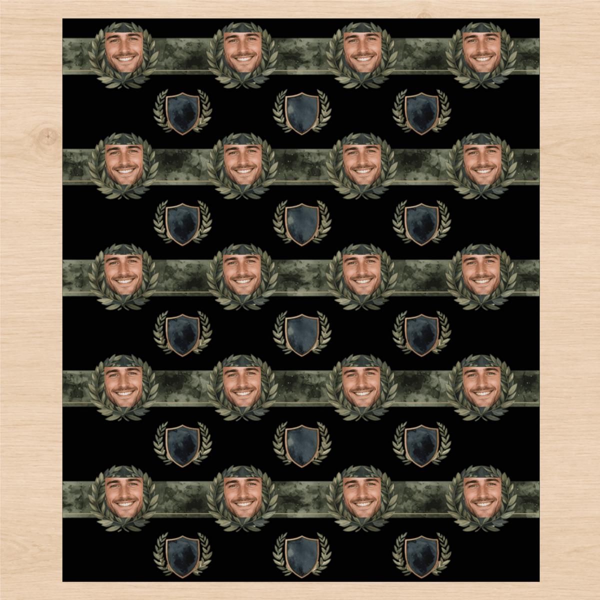 Personalized Distinguished Service Wrapping Paper | Custom Gift Wrap - London Penny Gift Wrap