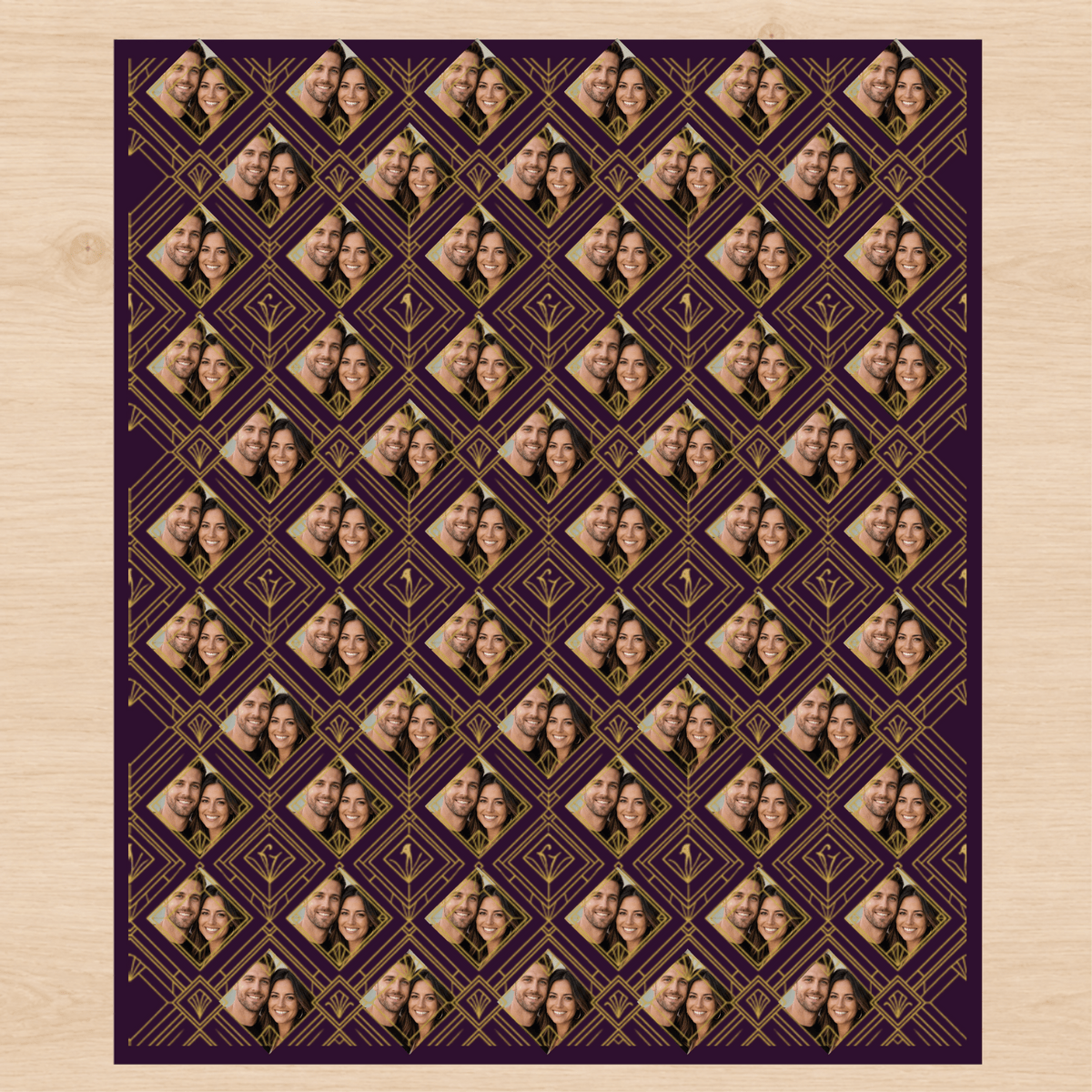 Personalized Diamond Dance Wrapping Paper | Custom Gift Wrap - London Penny Gift Wrap