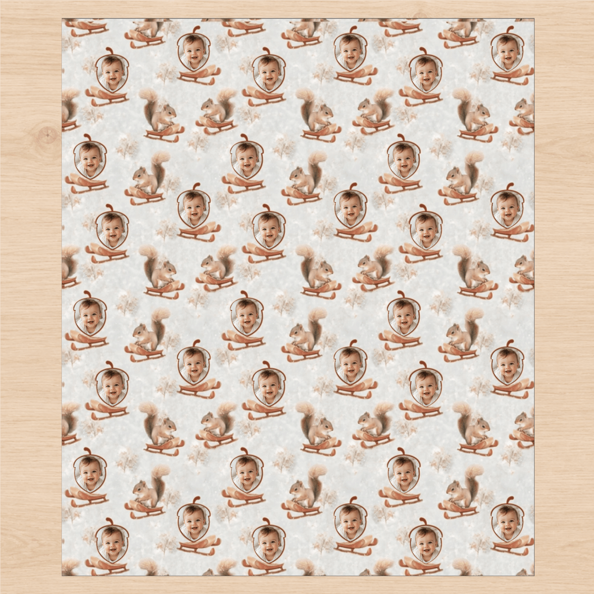 Personalized Snowbound Wrapping Paper | Custom Gift Wrap - London Penny Gift Wrap
