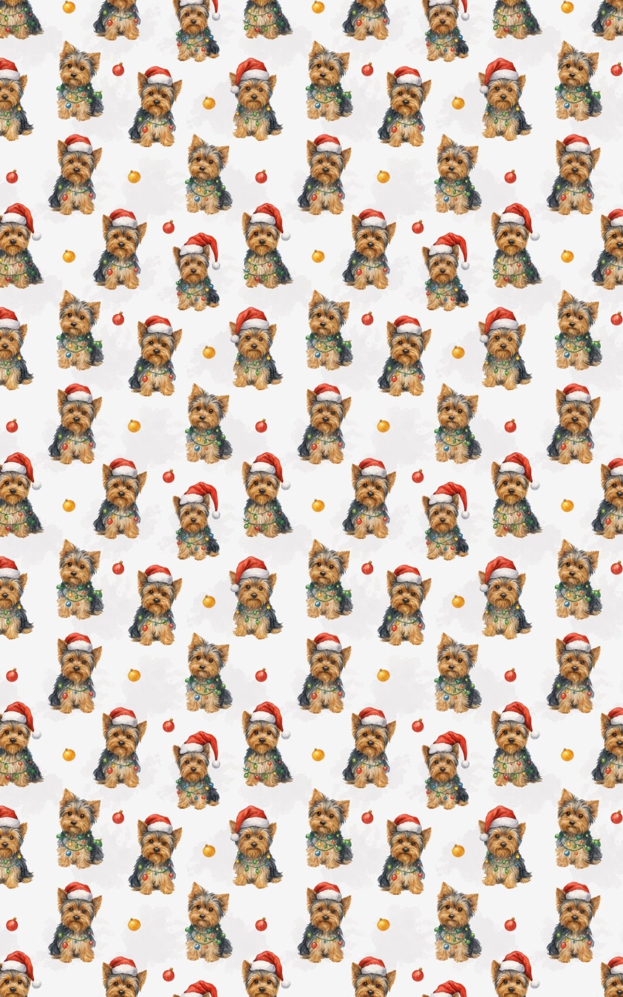 Santa’s Little Yorkie - London Penny Gift Wrap