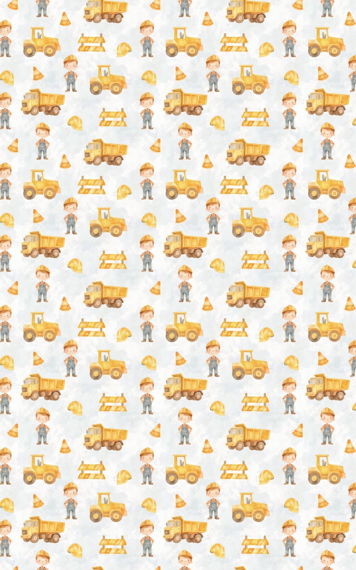 Construction Kids - London Penny Gift Wrap