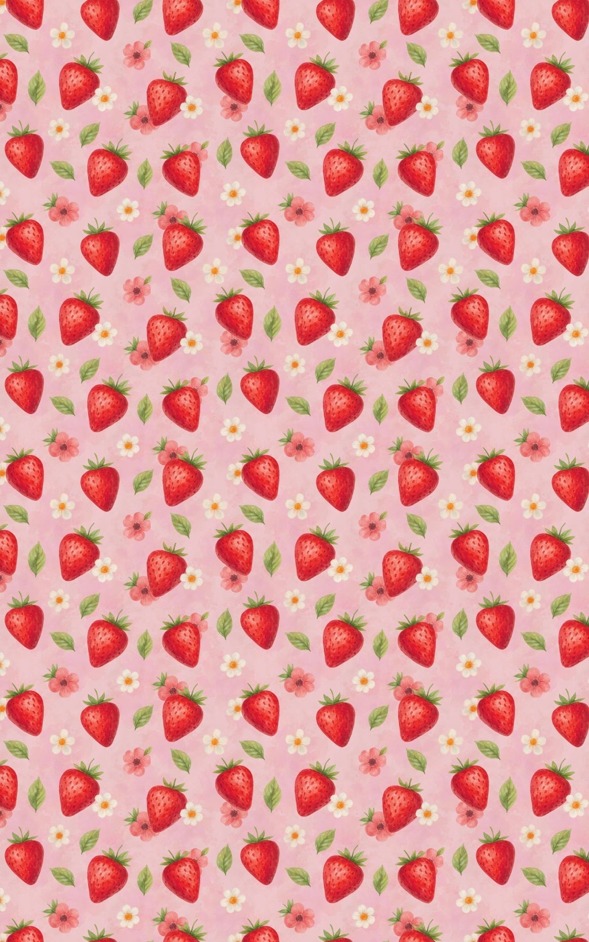 Sweet Strawberries - London Penny Gift Wrap