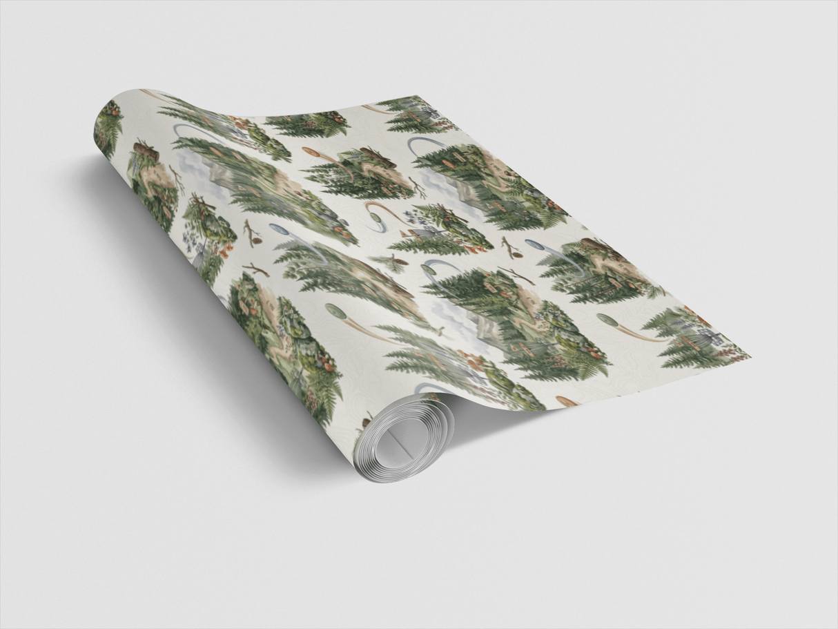 Alpine Disc Adventure Wrapping Paper - London Penny Gift Wrap
