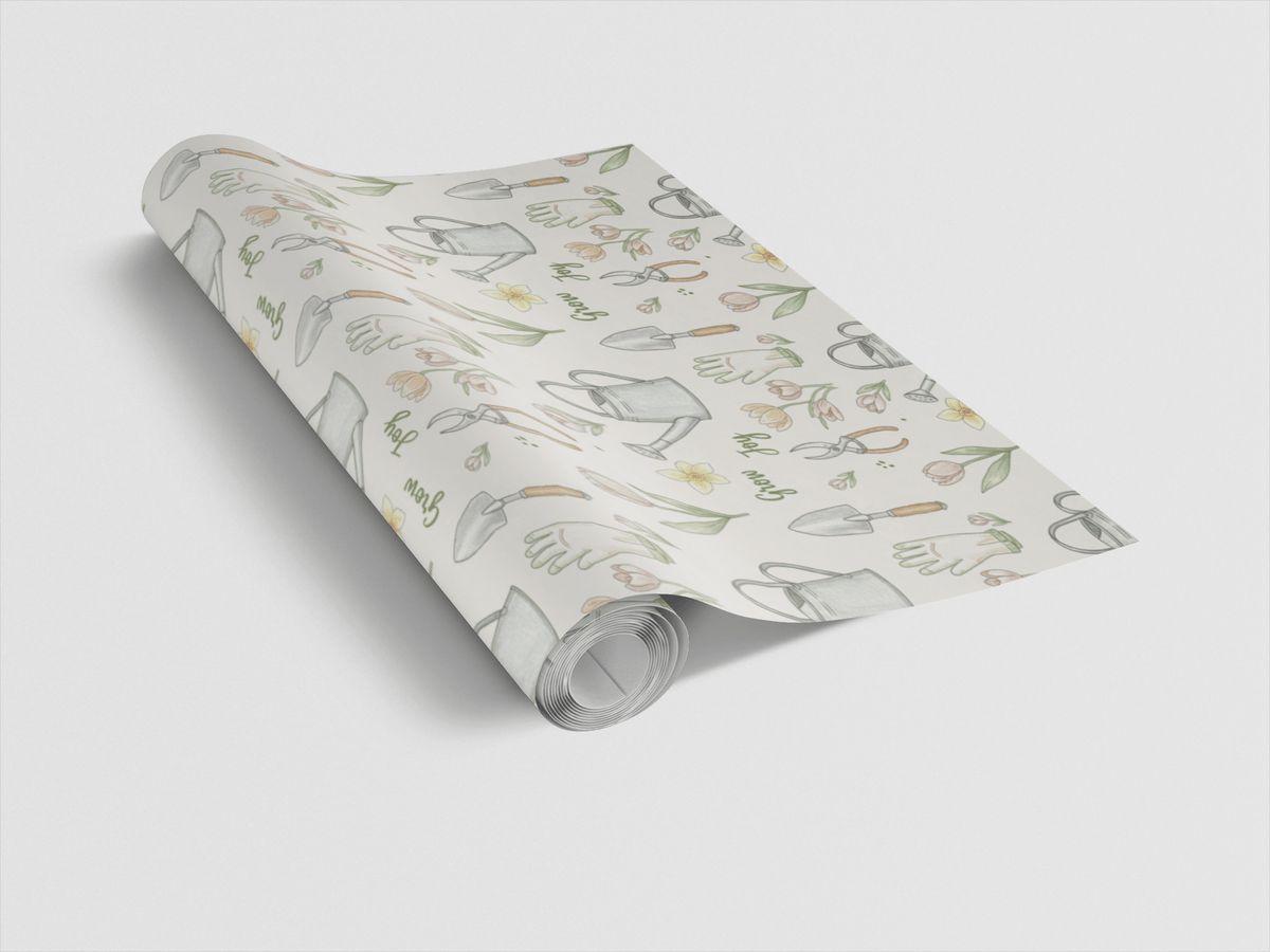 Garden Tools - London Penny Gift Wrap