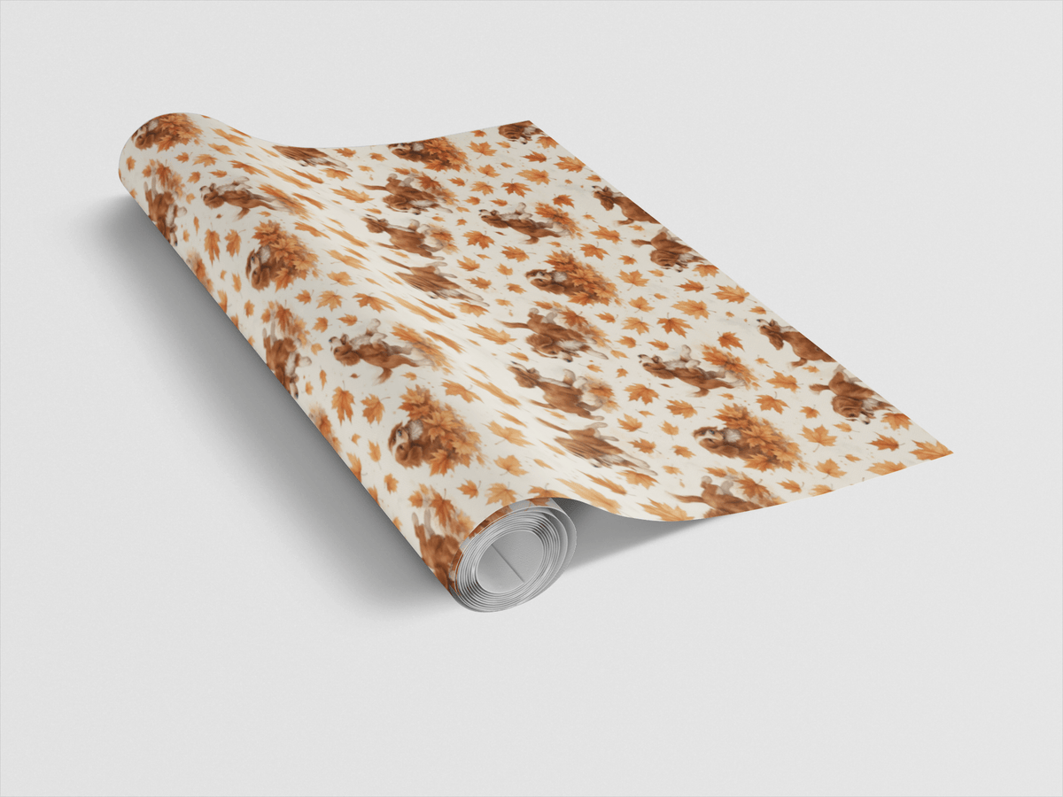 Autumn Tails - London Penny Gift Wrap
