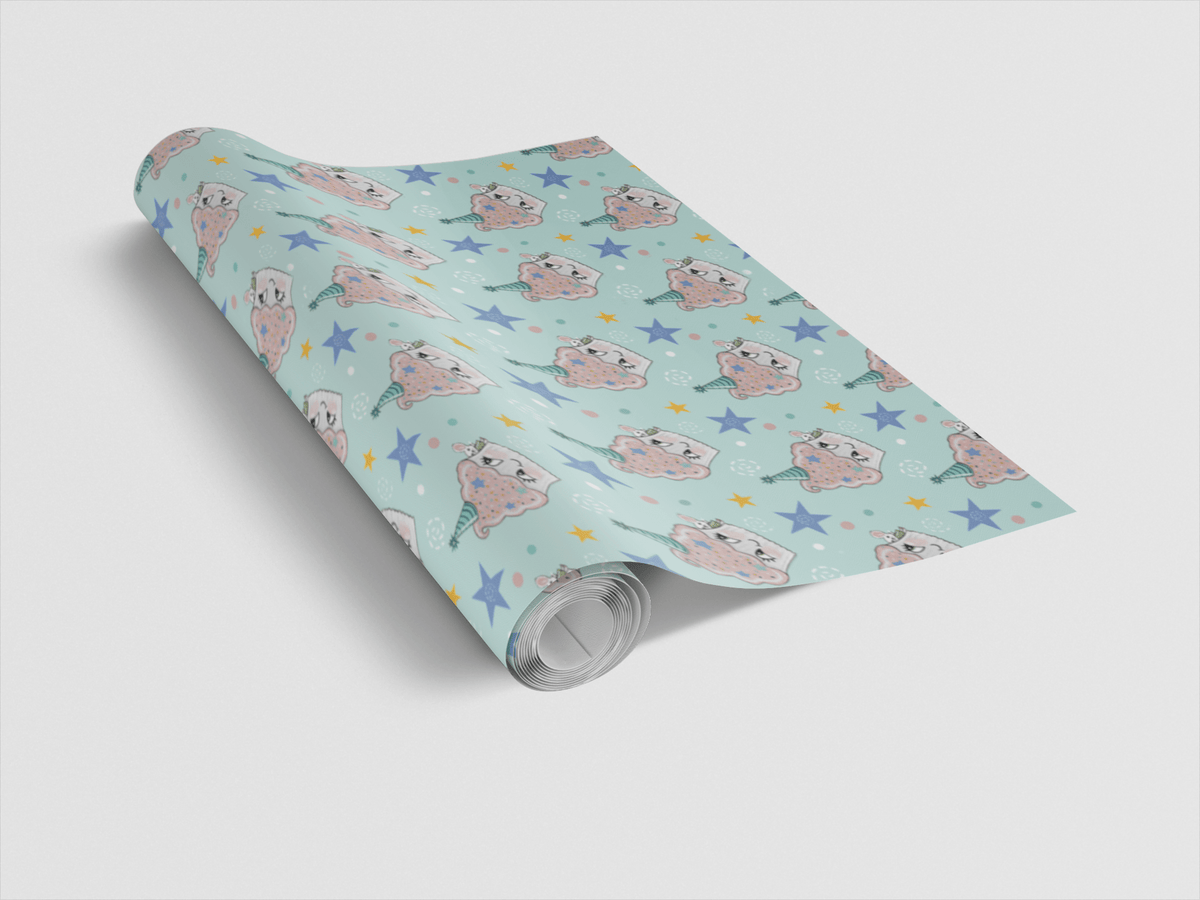 Celebration Cupcake Wrapping Paper | Michelle Gilsey | Artist Corner - London Penny Gift Wrap