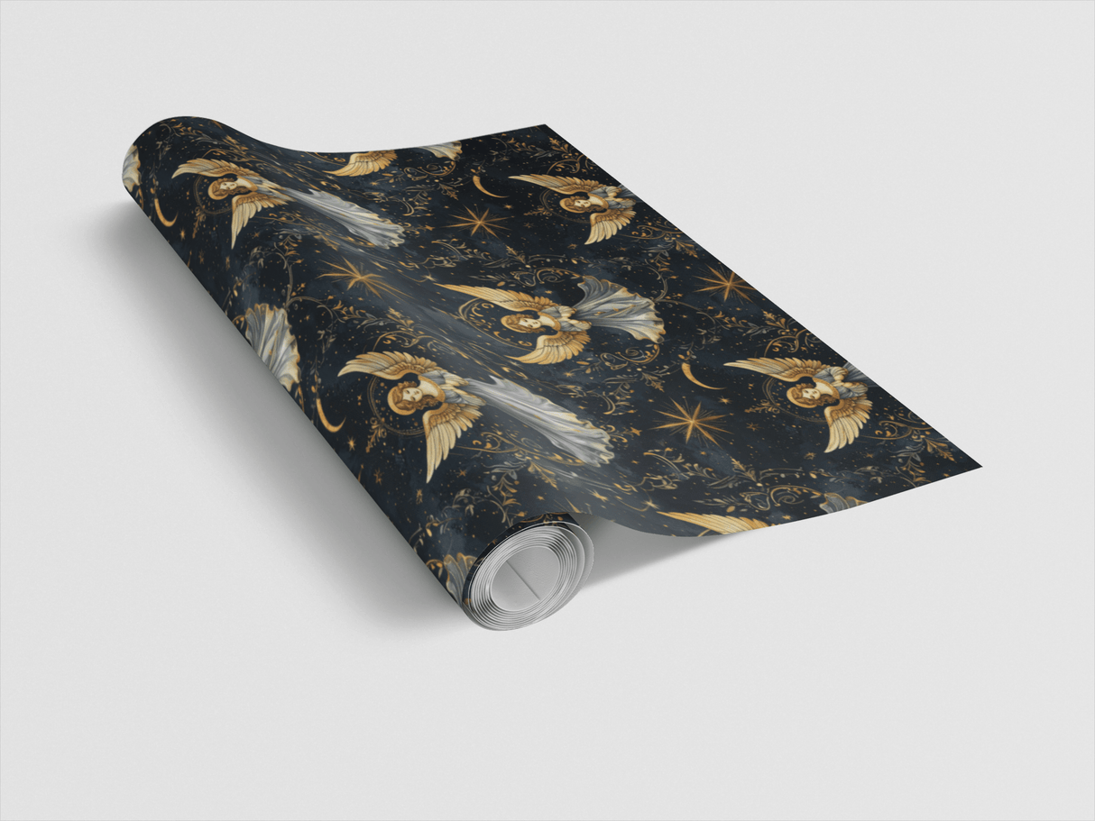 LIMITED TIME | Renaissance Star Angels Wrapping Paper - London Penny Gift Wrap