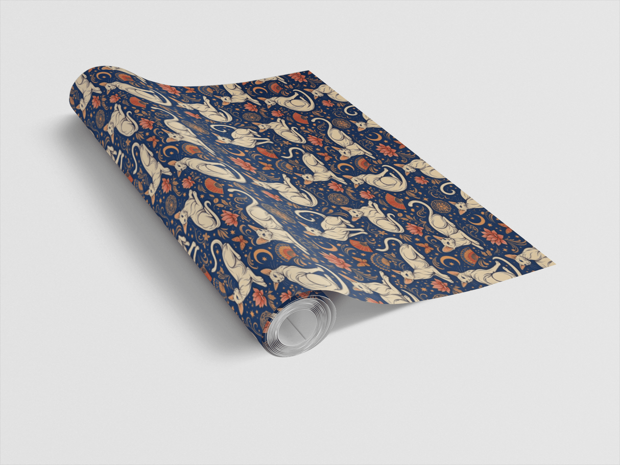 Oriental Shorthair Lines - London Penny Gift Wrap