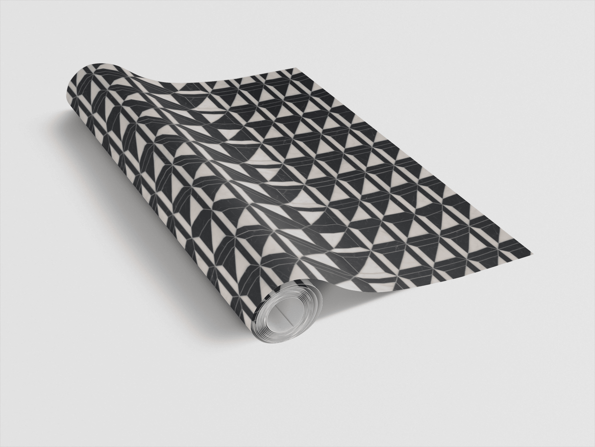 Marble Split Shapes - London Penny Gift Wrap