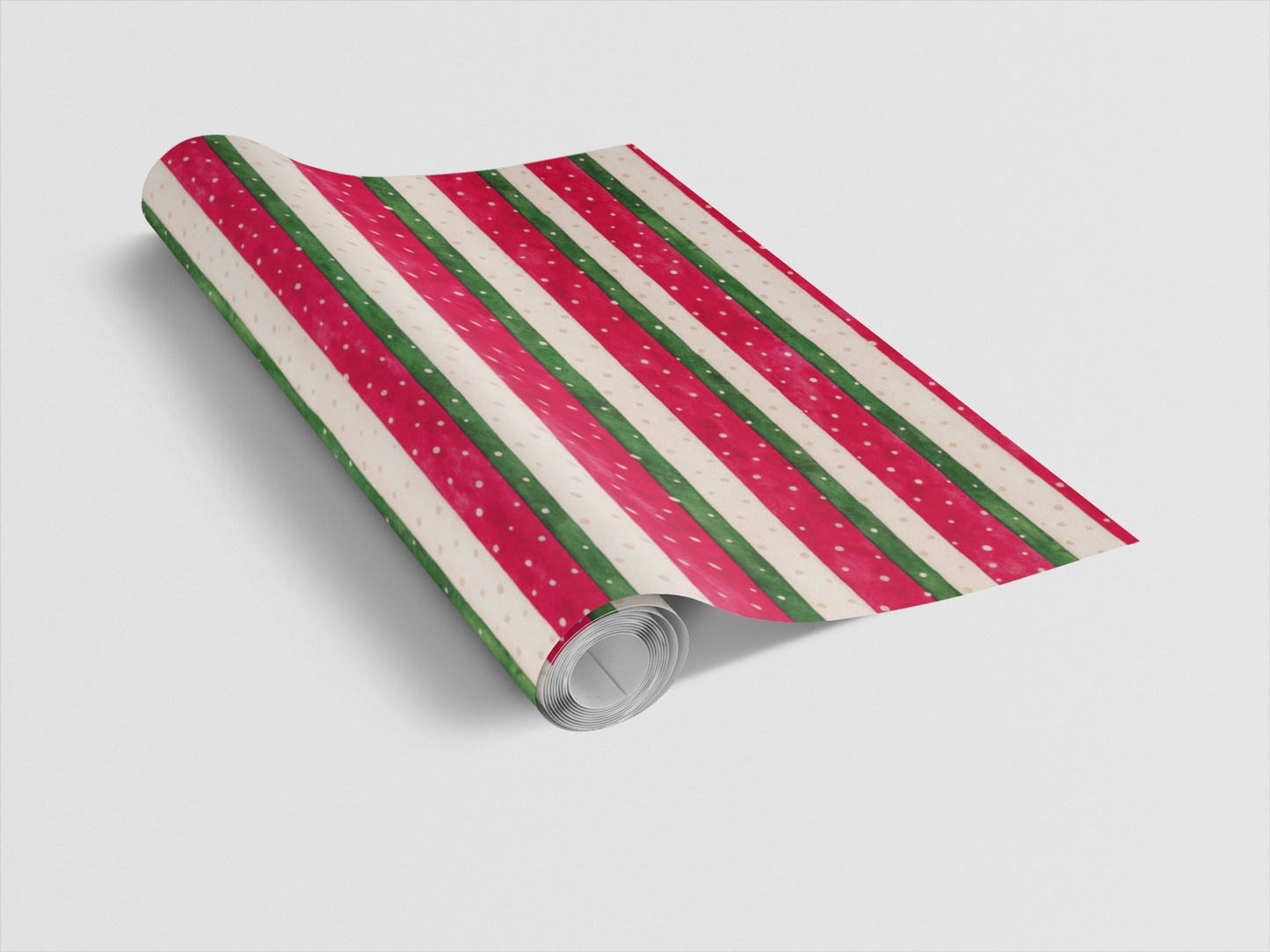 Snowfall on Candy Ribbons