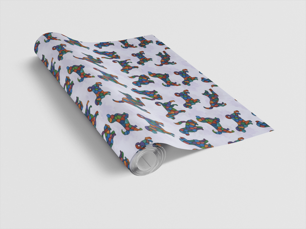Mutt Mosaic - London Penny Gift Wrap