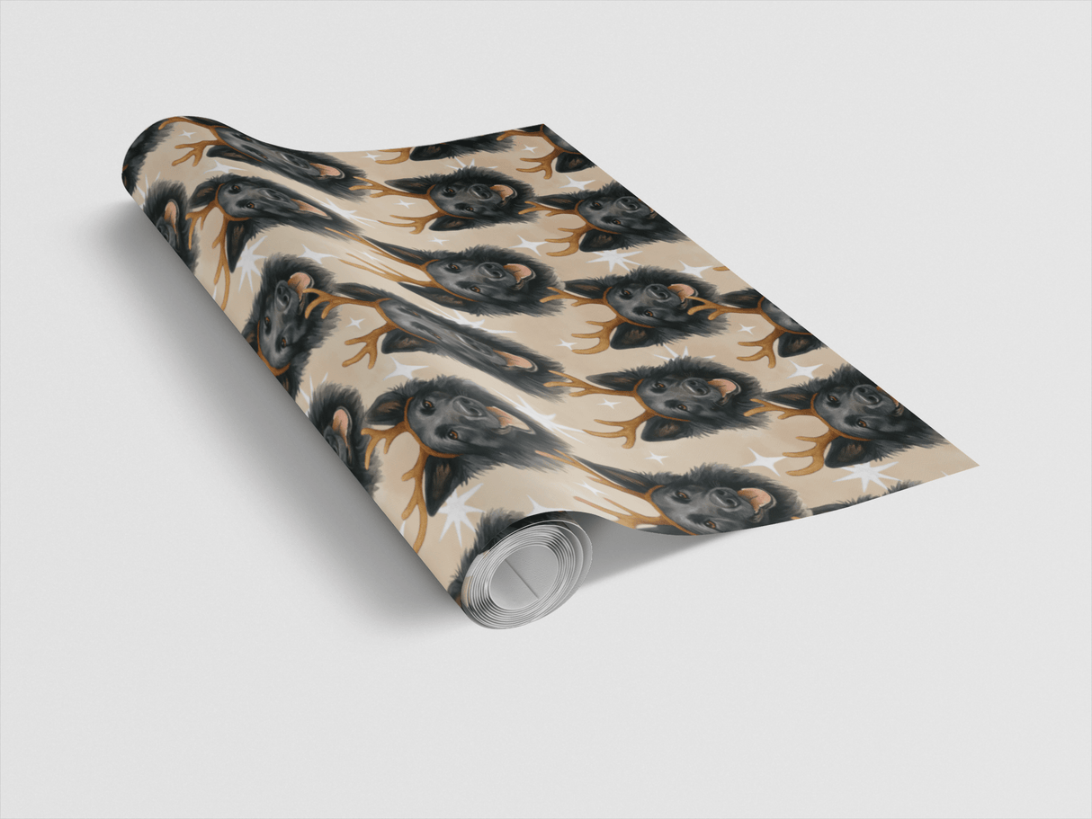 Twilight Fur and Winter Faith - London Penny Gift Wrap