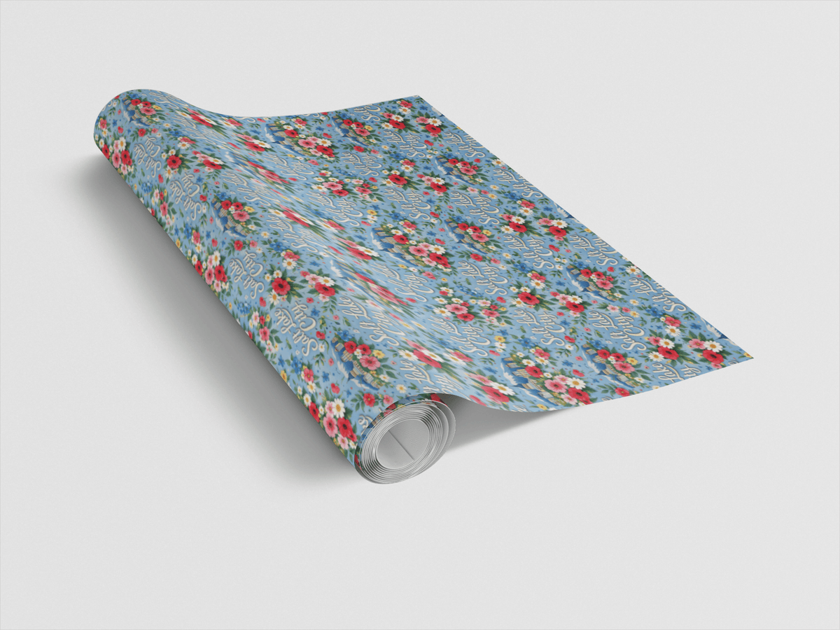 Salt Lake City - London Penny Gift Wrap