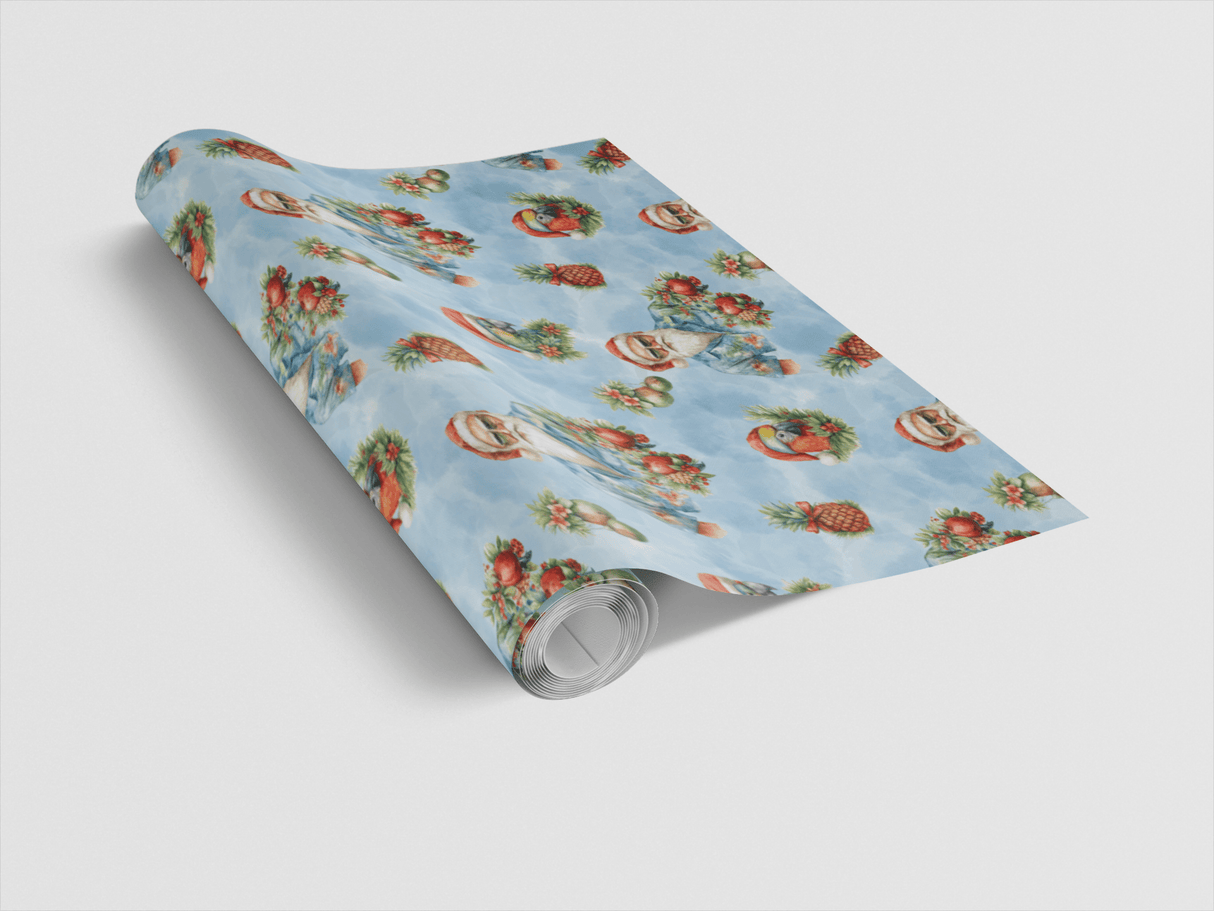 Tinsel Tropic Dreams - London Penny Gift Wrap