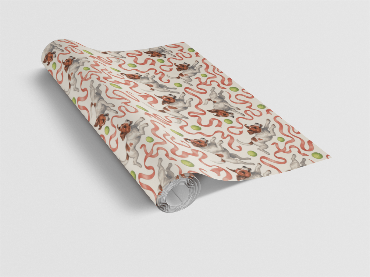Jack Russell Jamboree - London Penny Gift Wrap