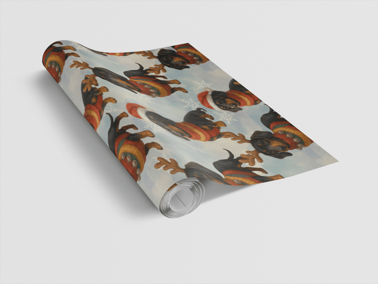 Jolly Long Dog - London Penny Gift Wrap