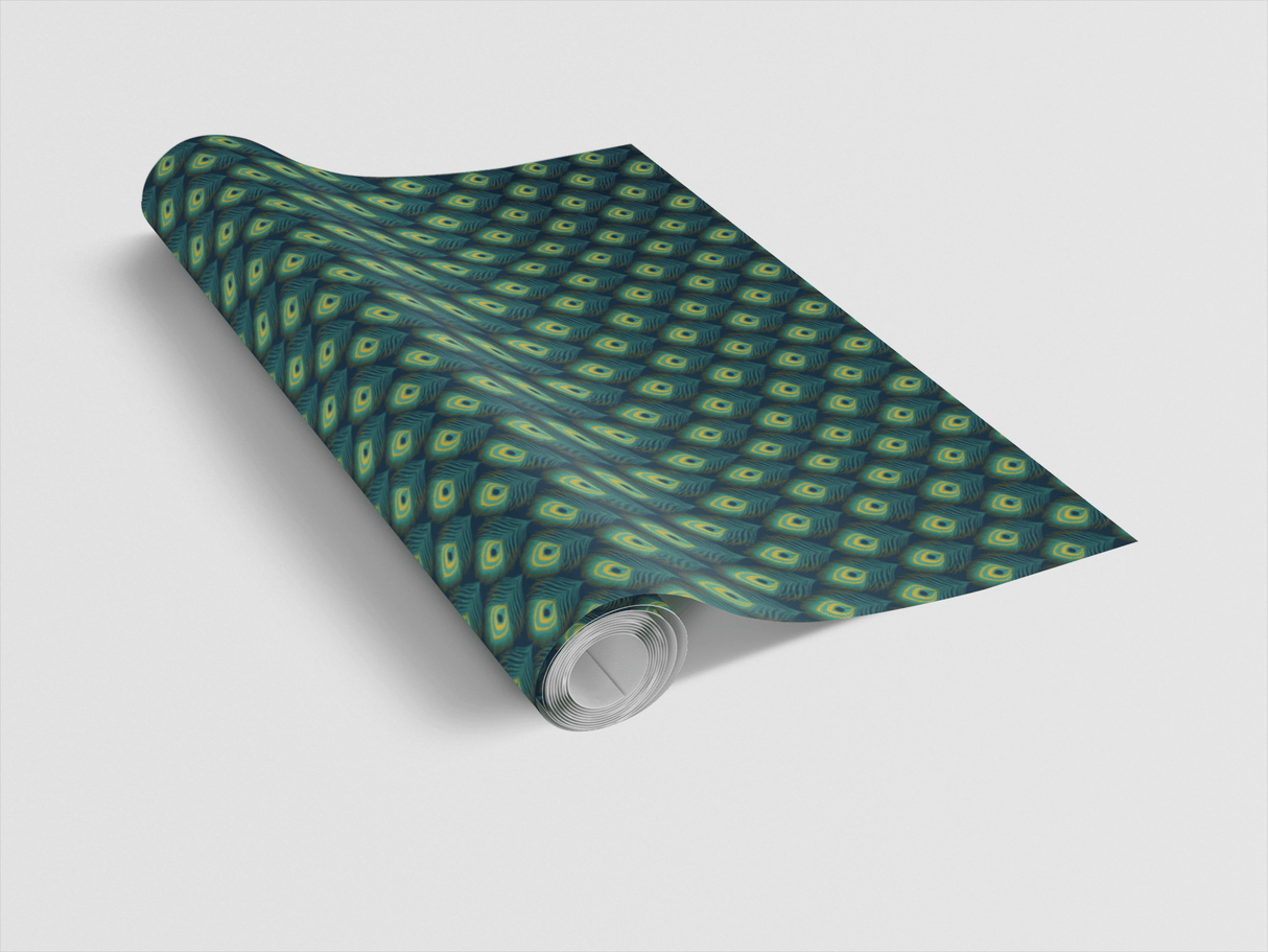 Emerald Plume - London Penny Gift Wrap