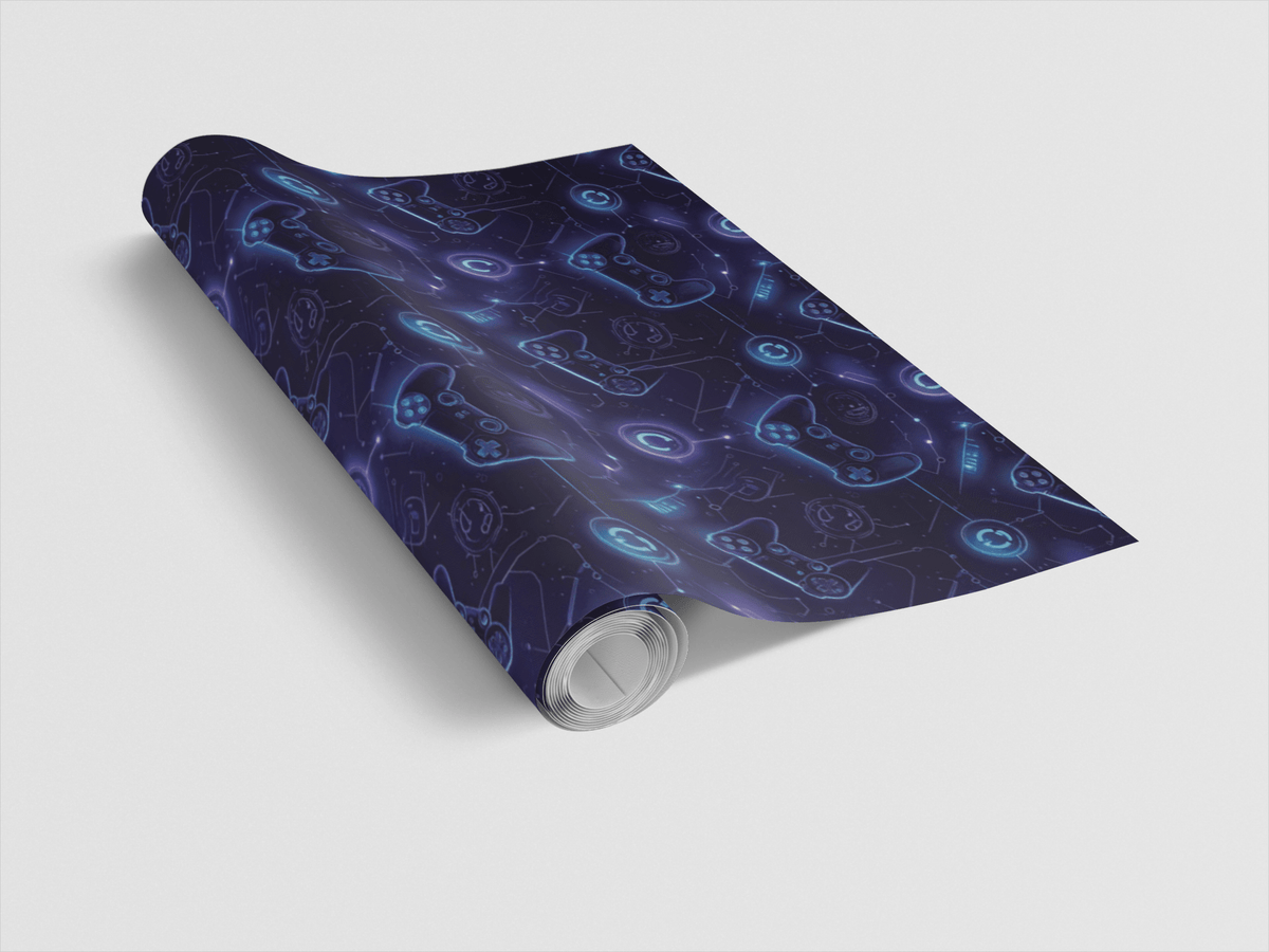 Gamer Energy Circuit Wrapping Paper - London Penny Gift Wrap