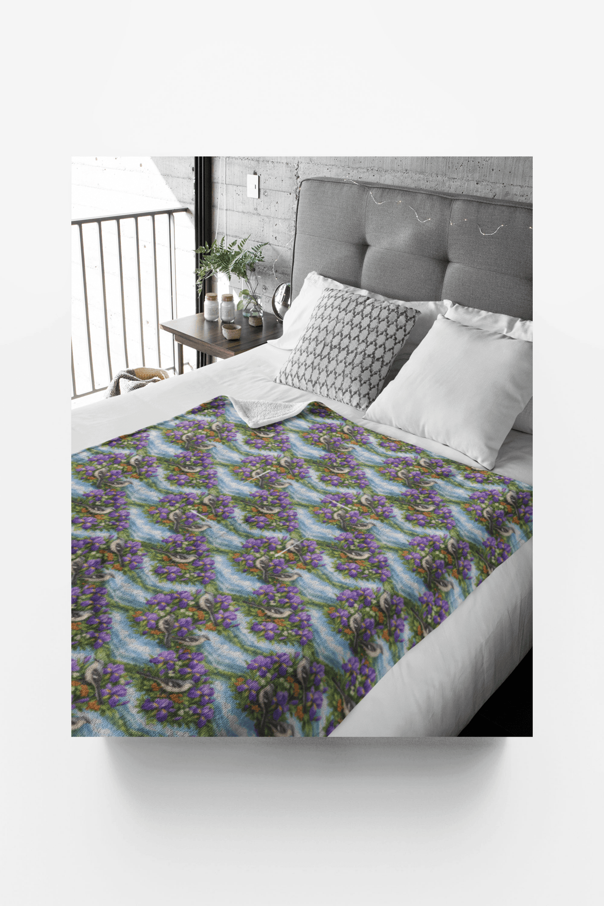 Tennessee Flora & Fauna Sherpa Blanket - London Penny Gift Wrap