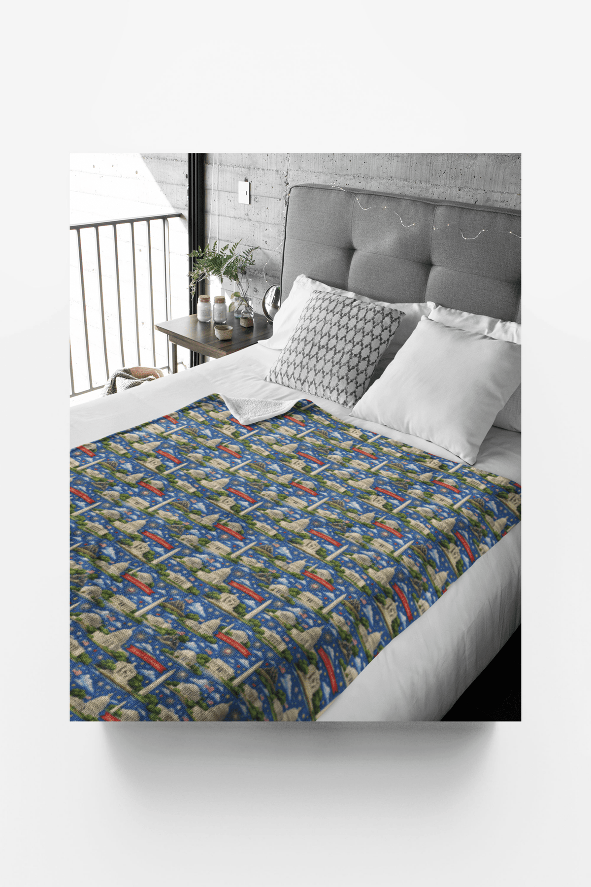 District of Columbia – Capital Classic Sherpa Blanket - London Penny Gift Wrap