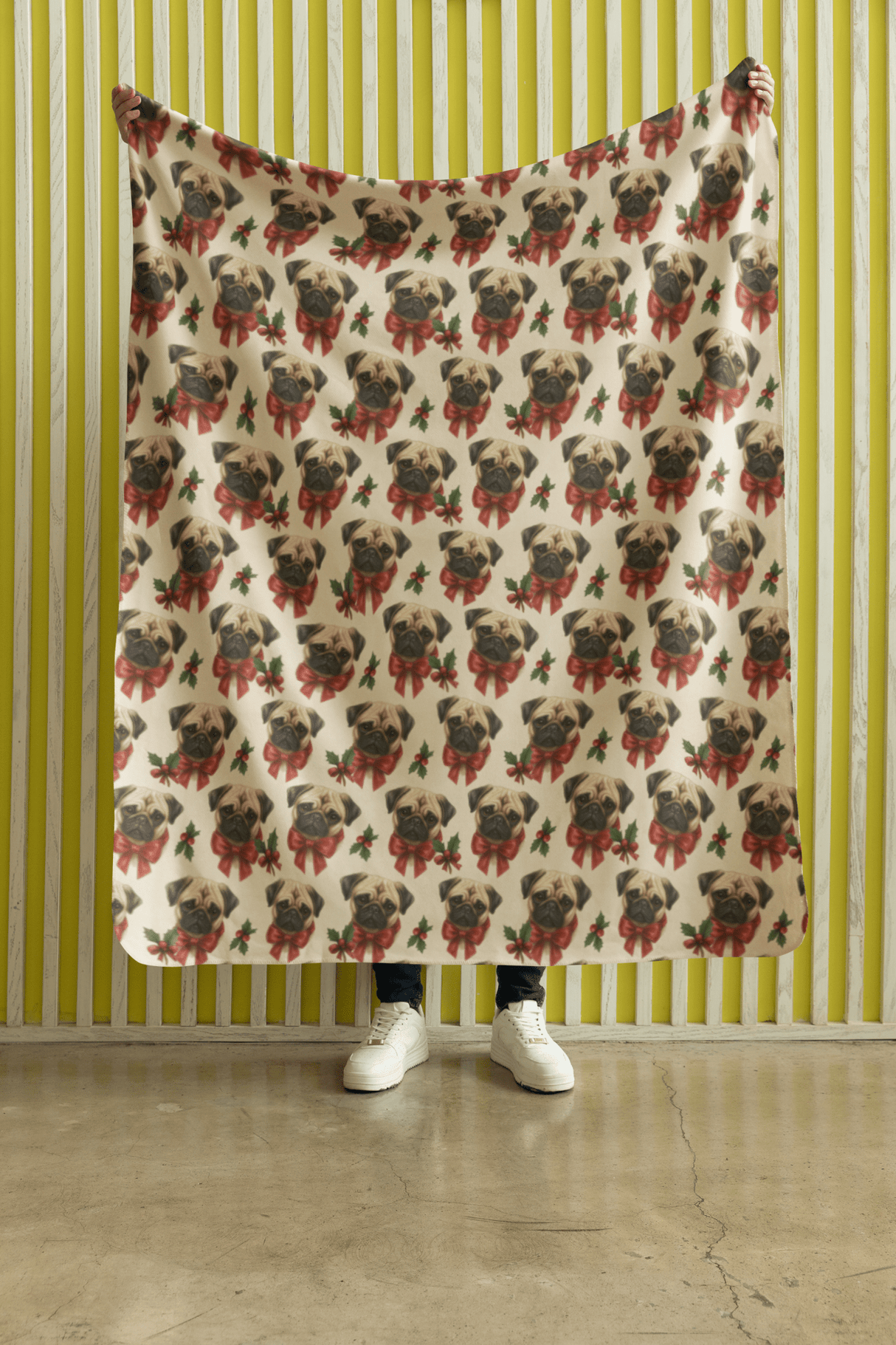 Snug & Snorty Nights Sherpa Blanket - London Penny Gift Wrap