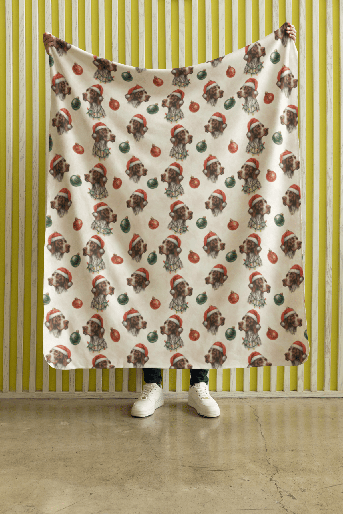 Pointer of Cheer Sherpa Blanket - London Penny Gift Wrap