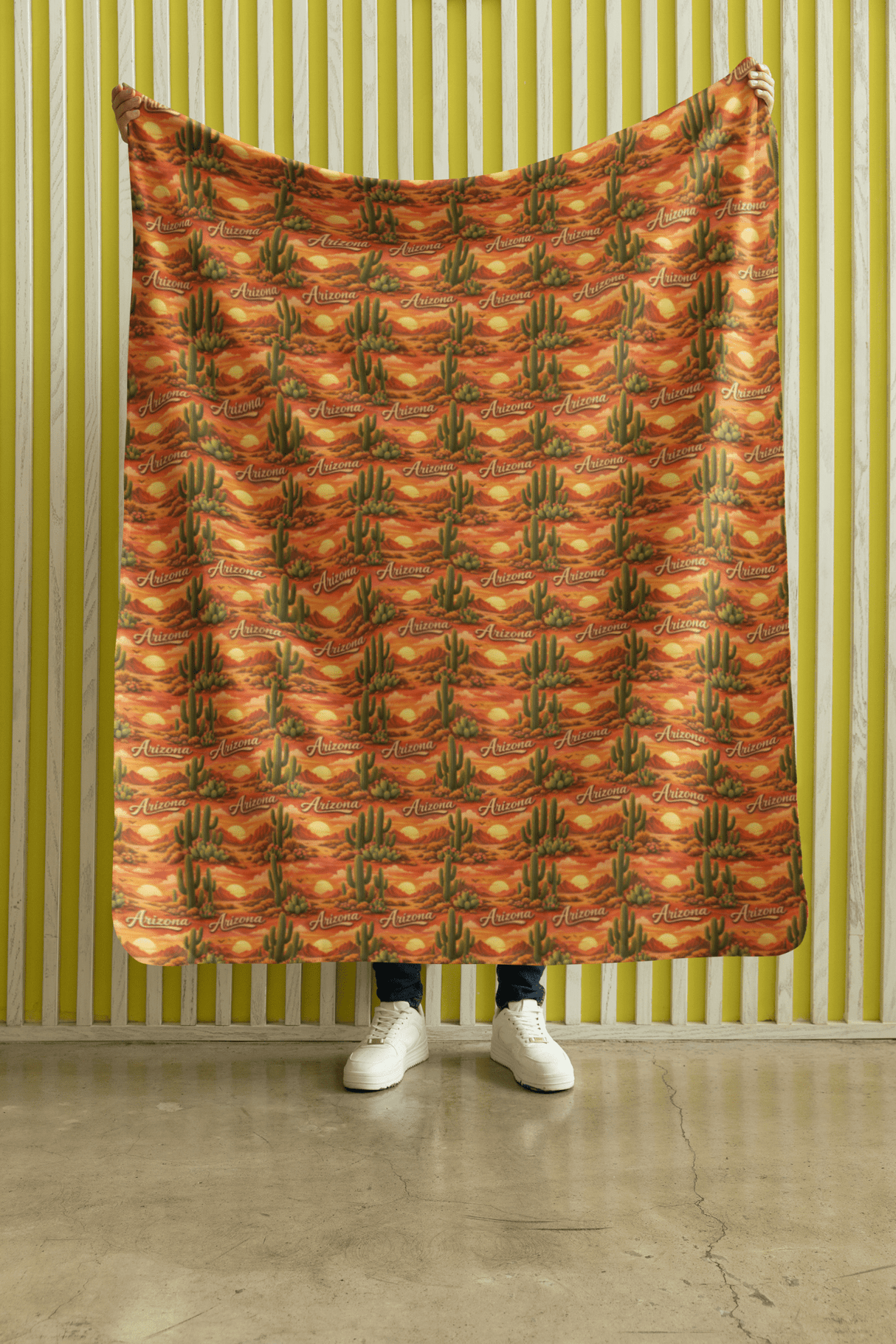 Arizona Desert Sun Sherpa Blanket - London Penny Gift Wrap