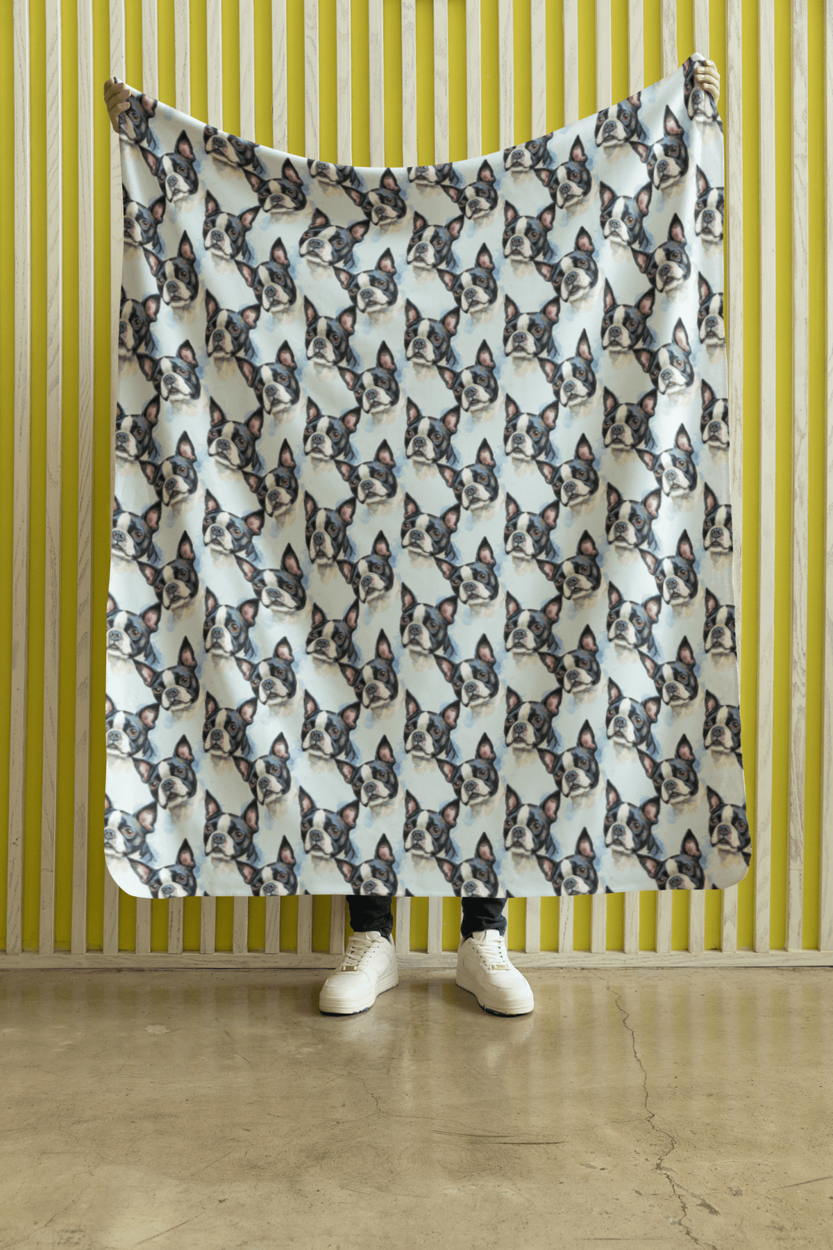 Boston Bounce! Sherpa Blanket - London Penny Gift Wrap