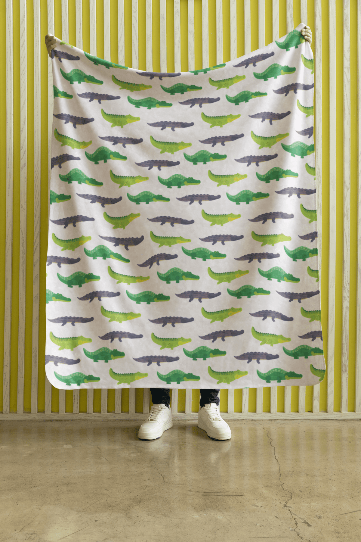 Swampy Smiles Sherpa Blanket - London Penny Gift Wrap