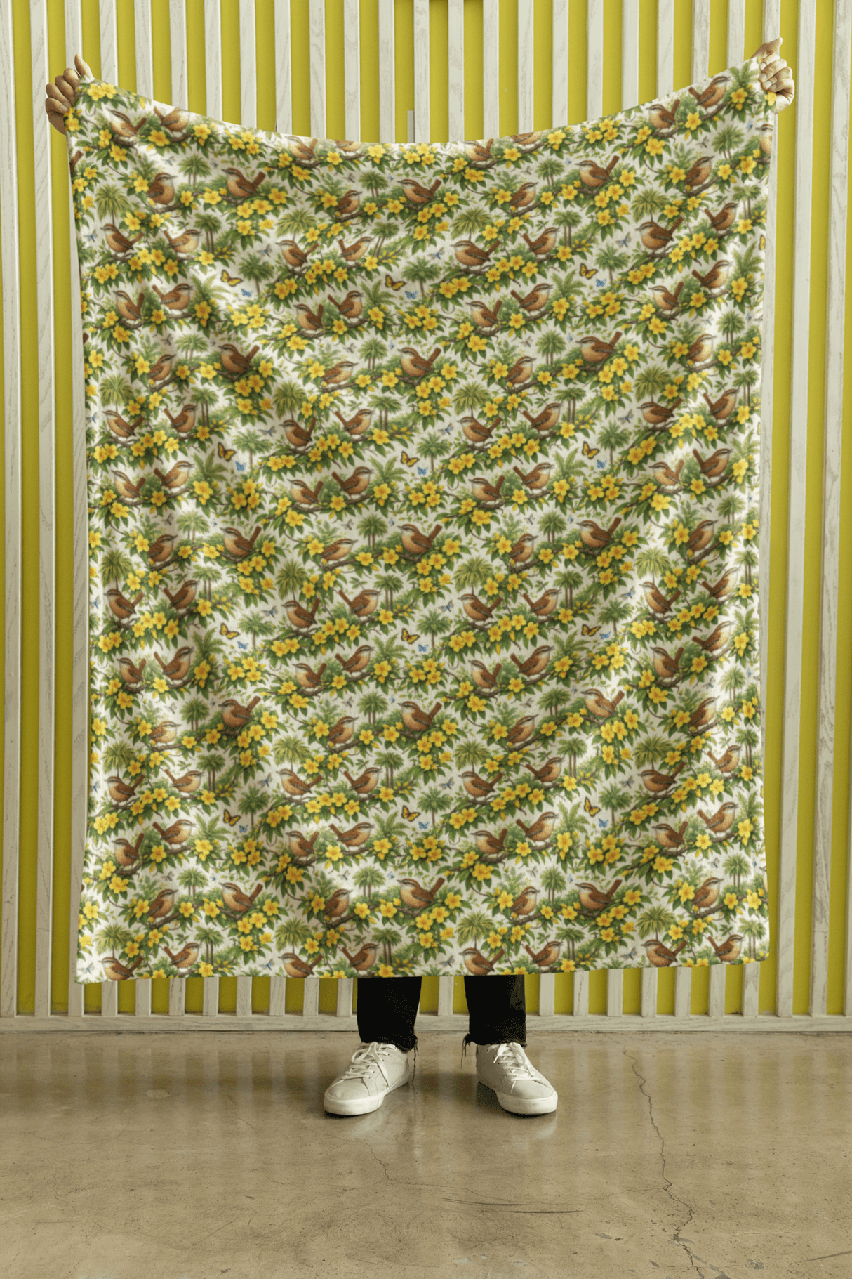 South Carolina Flora & Fauna Sherpa Blanket - London Penny Gift Wrap