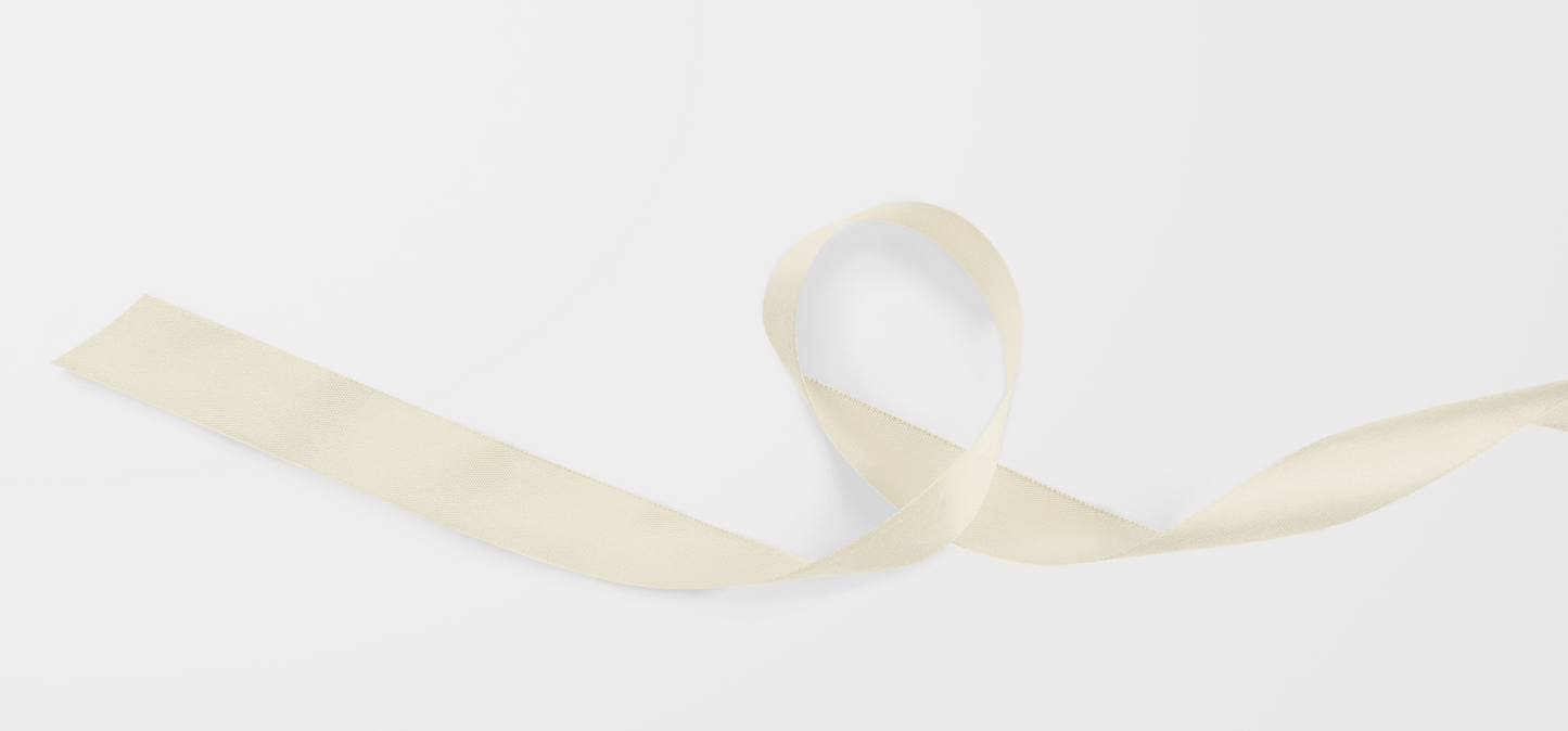 Ivory Whisper Ribbon