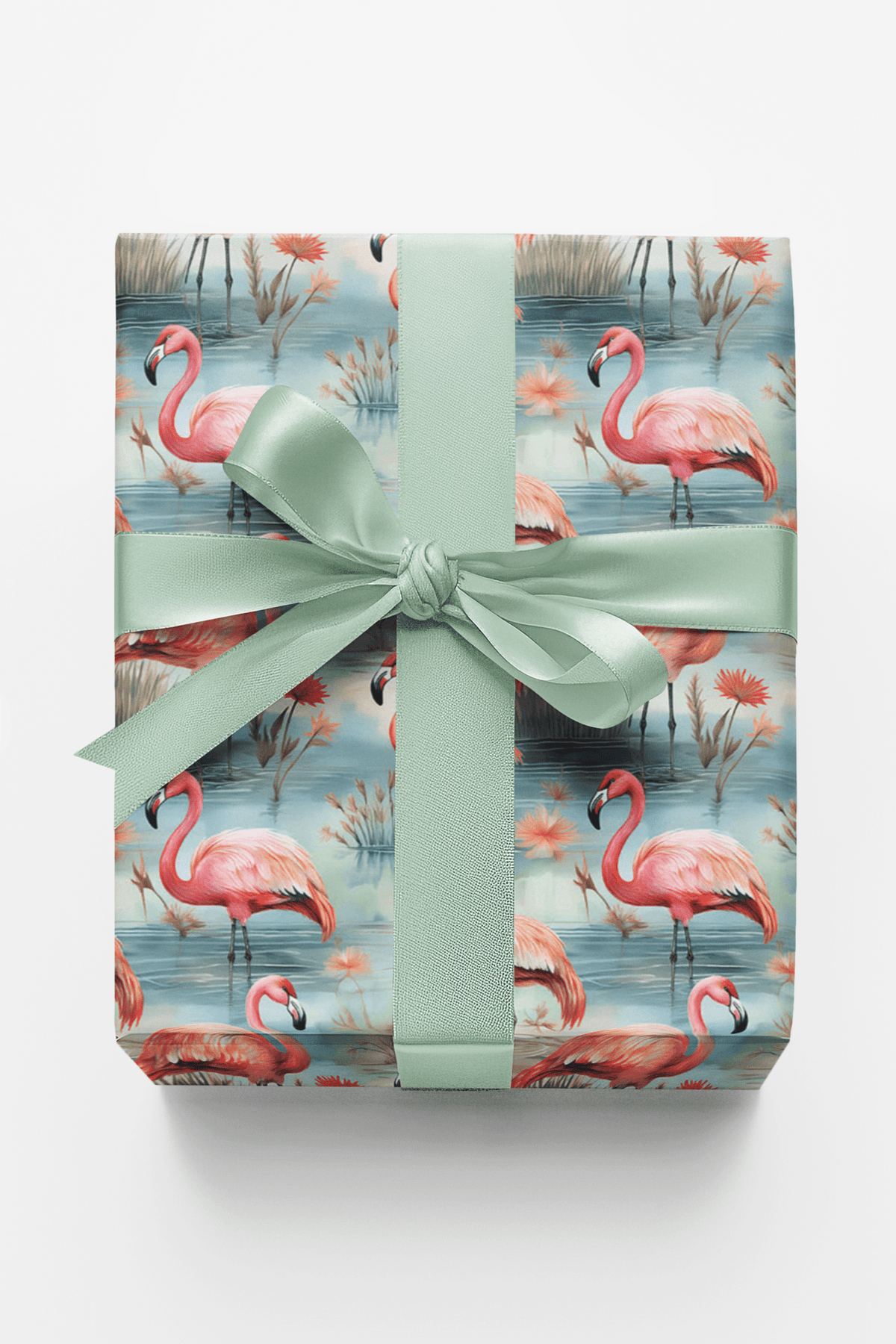 Safari Stroll: Flamingo - London Penny Gift Wrap