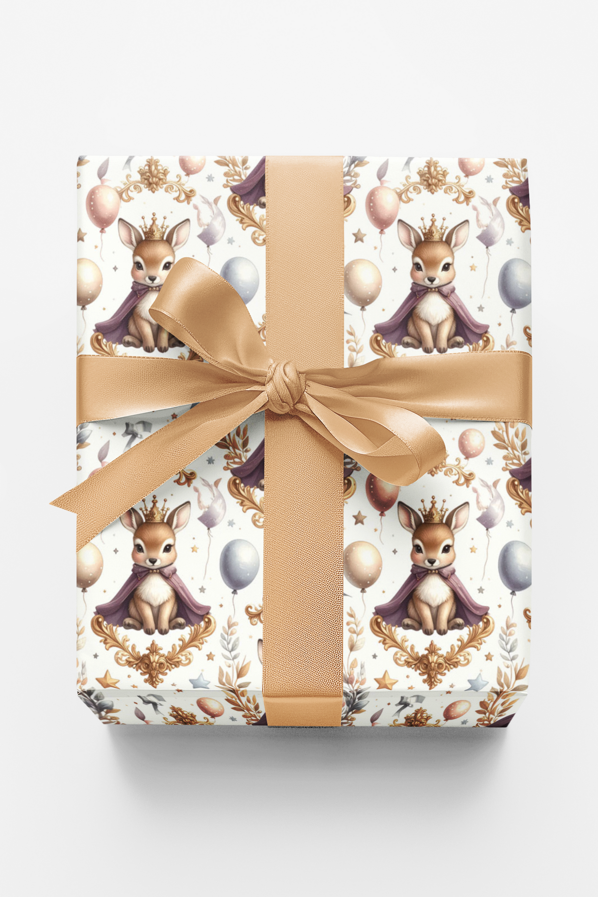Fawns Golden Party Wrapping Paper