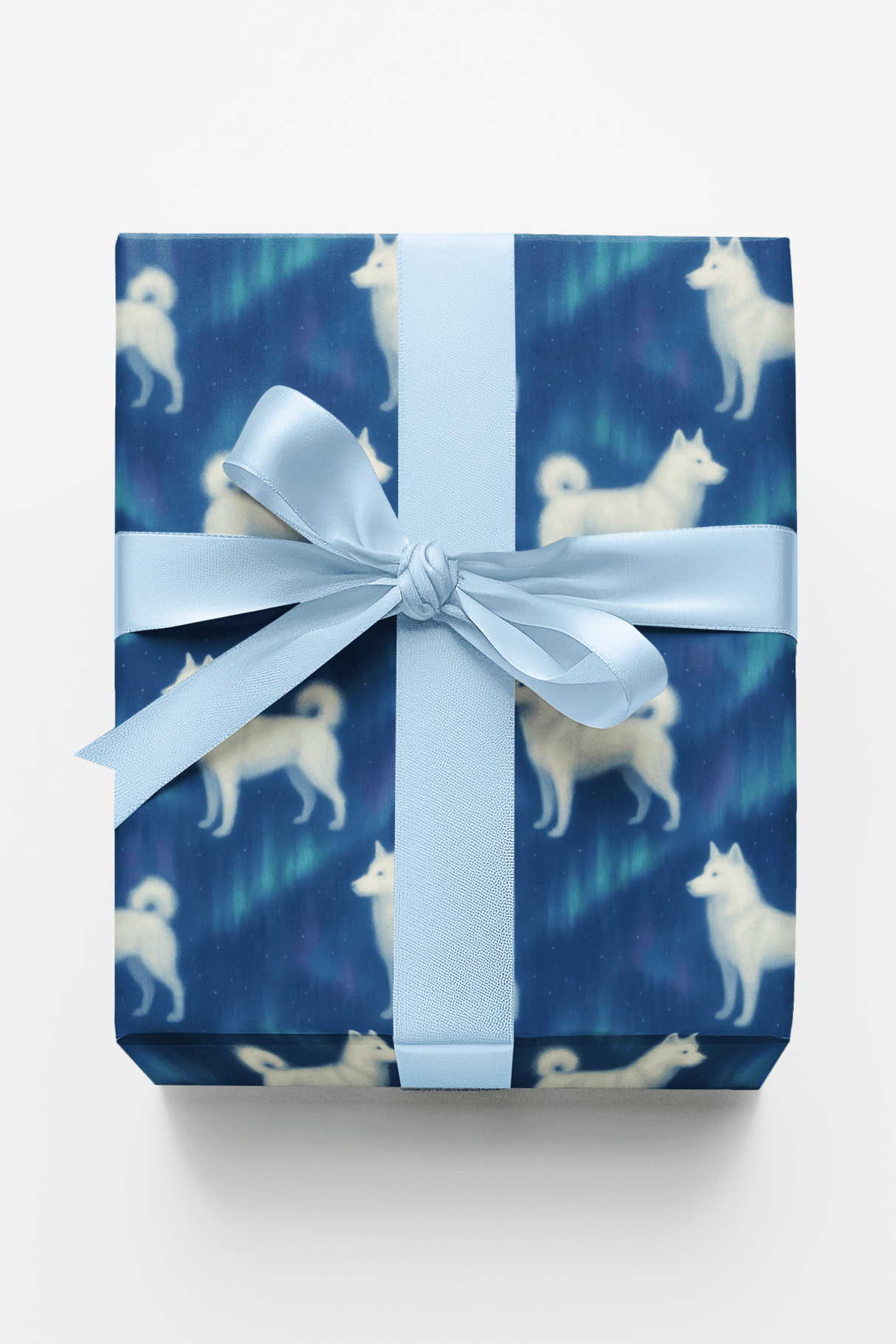 Husky Aurora - London Penny Gift Wrap