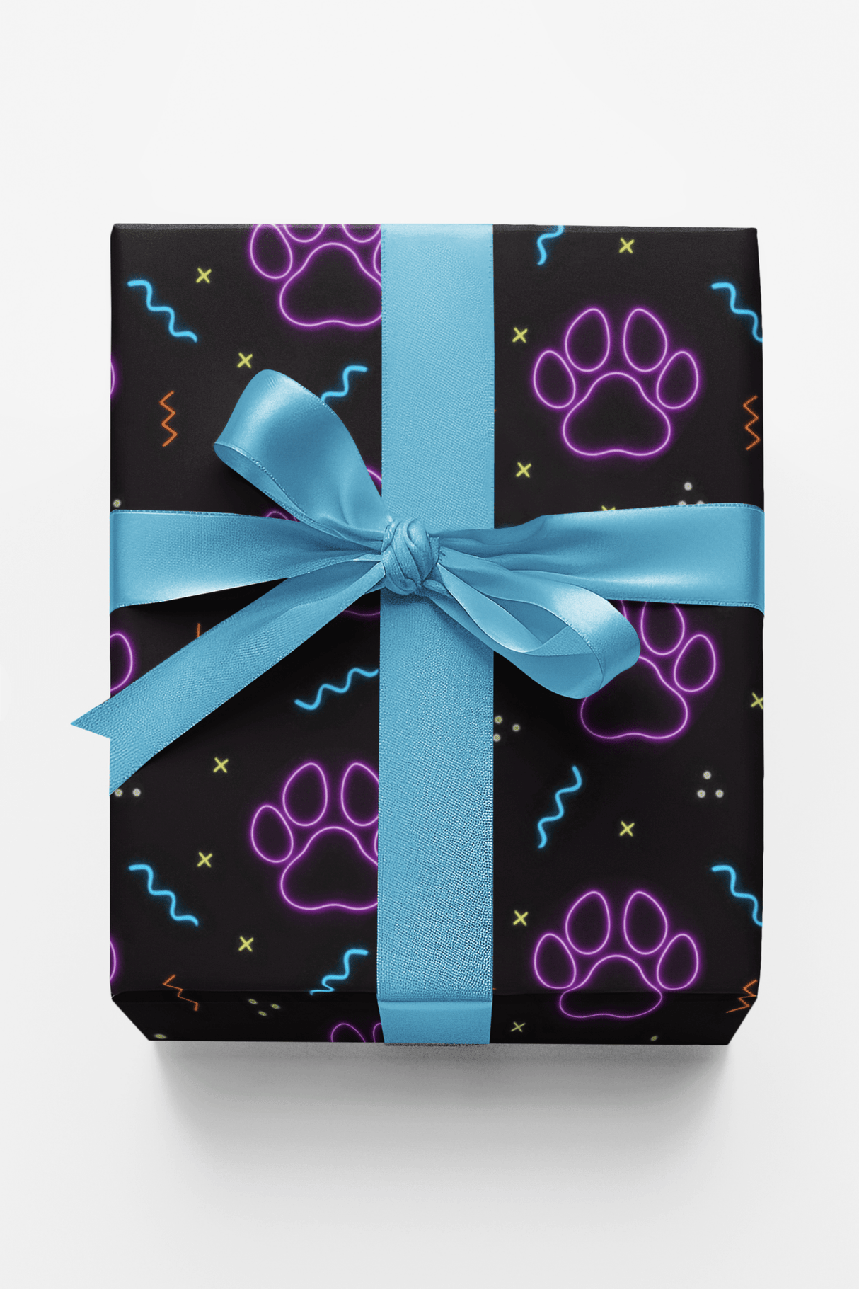 Neon Paws - London Penny Gift Wrap