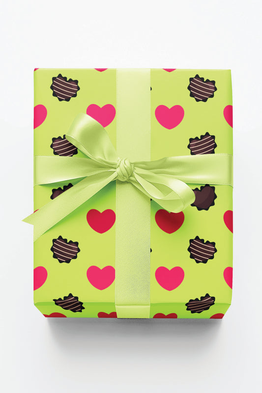 Hearts Choco Lime