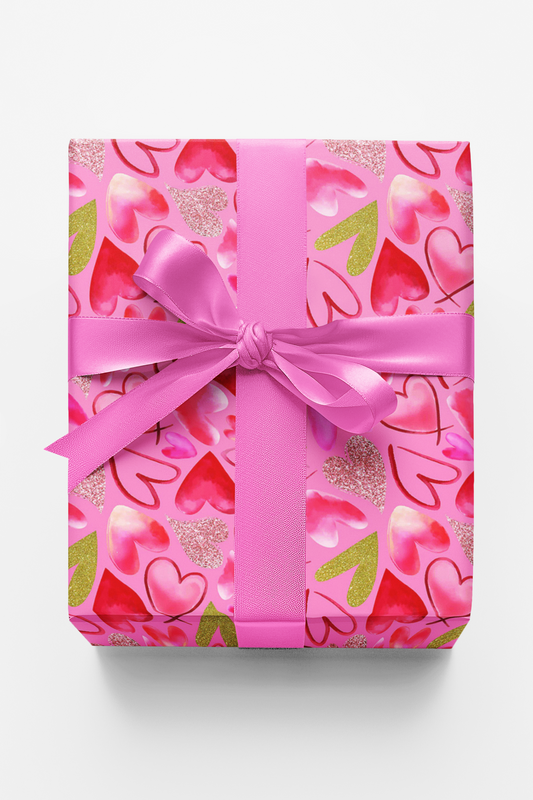 Mixed Hearts Pink
