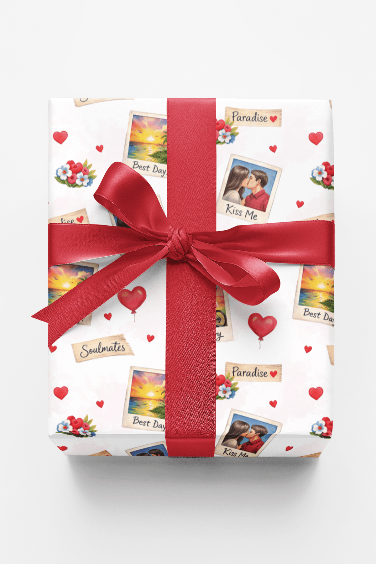Polaroid Love Memories - London Penny Gift Wrap