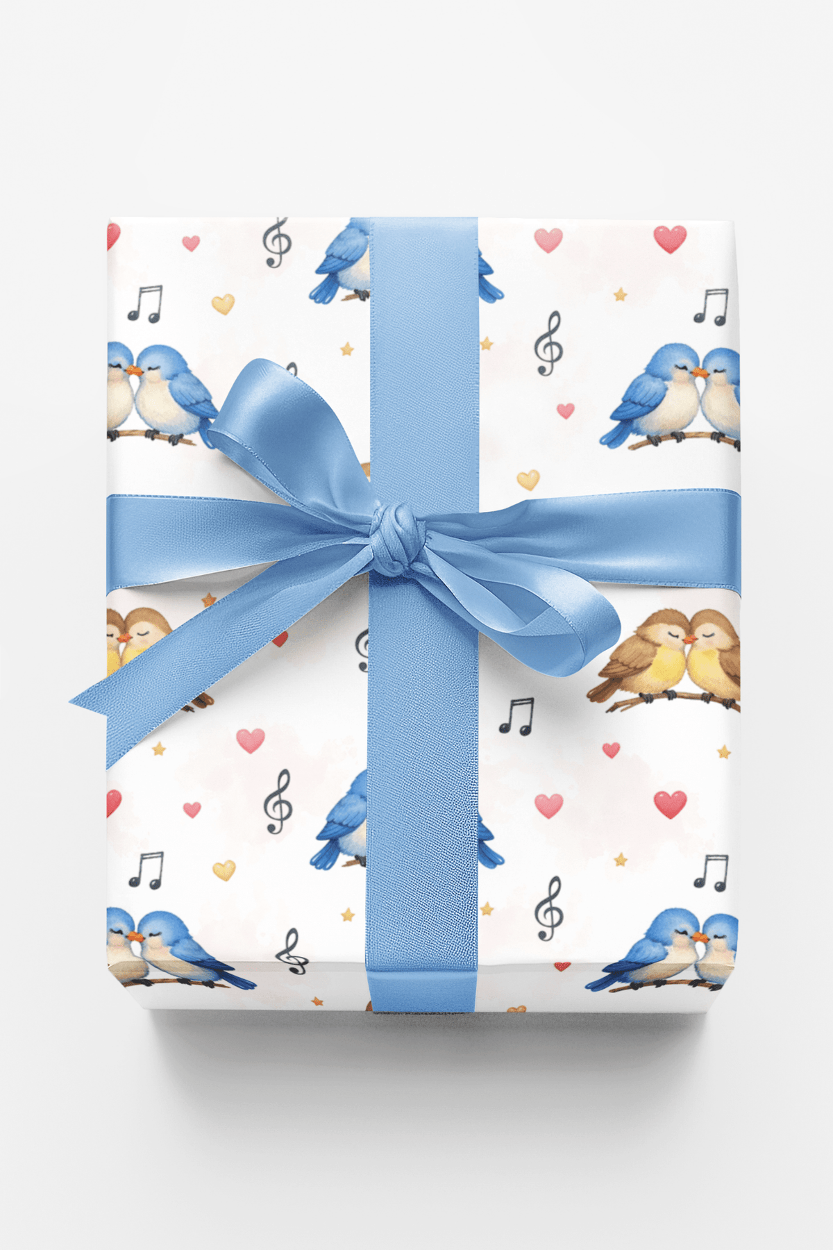 Lovebirds on a Wire - London Penny Gift Wrap