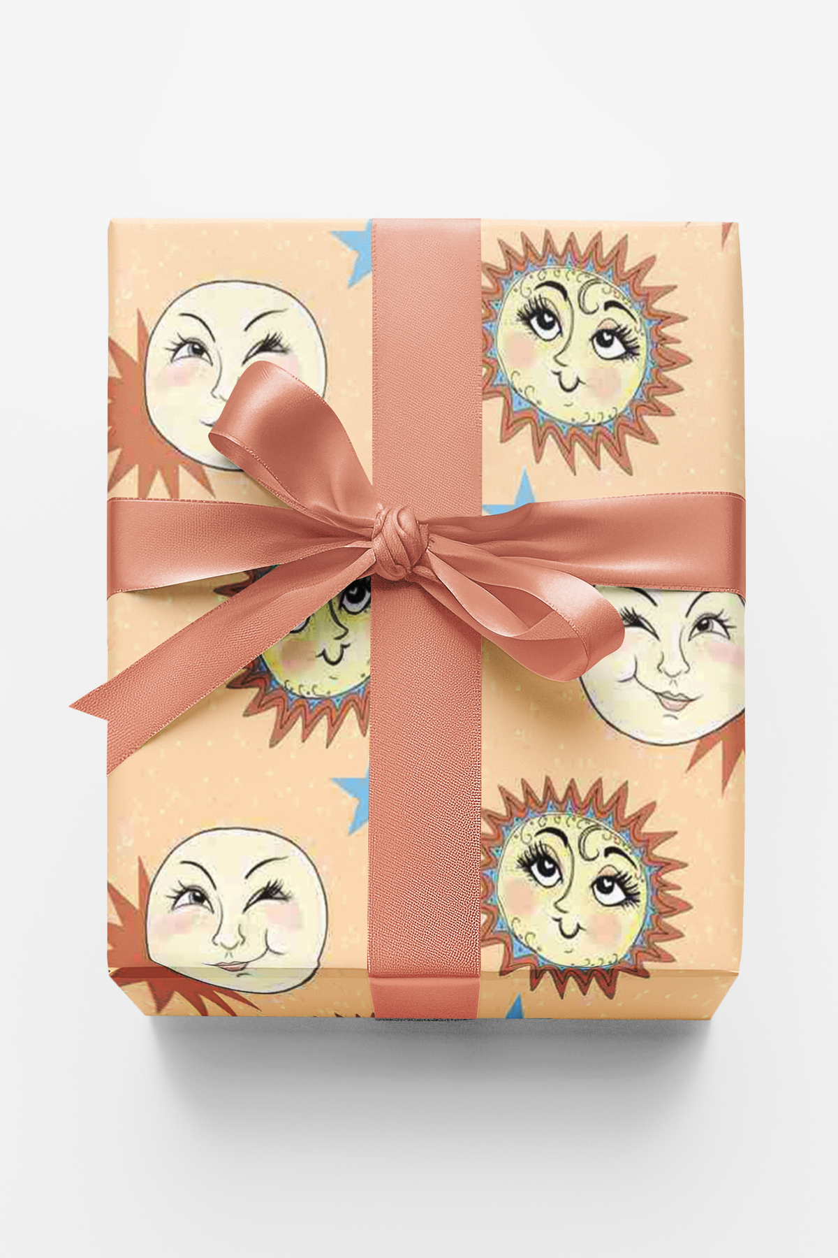 Sun And Moon Fun Wrapping Paper | Michelle Gilsey | Artist Corner