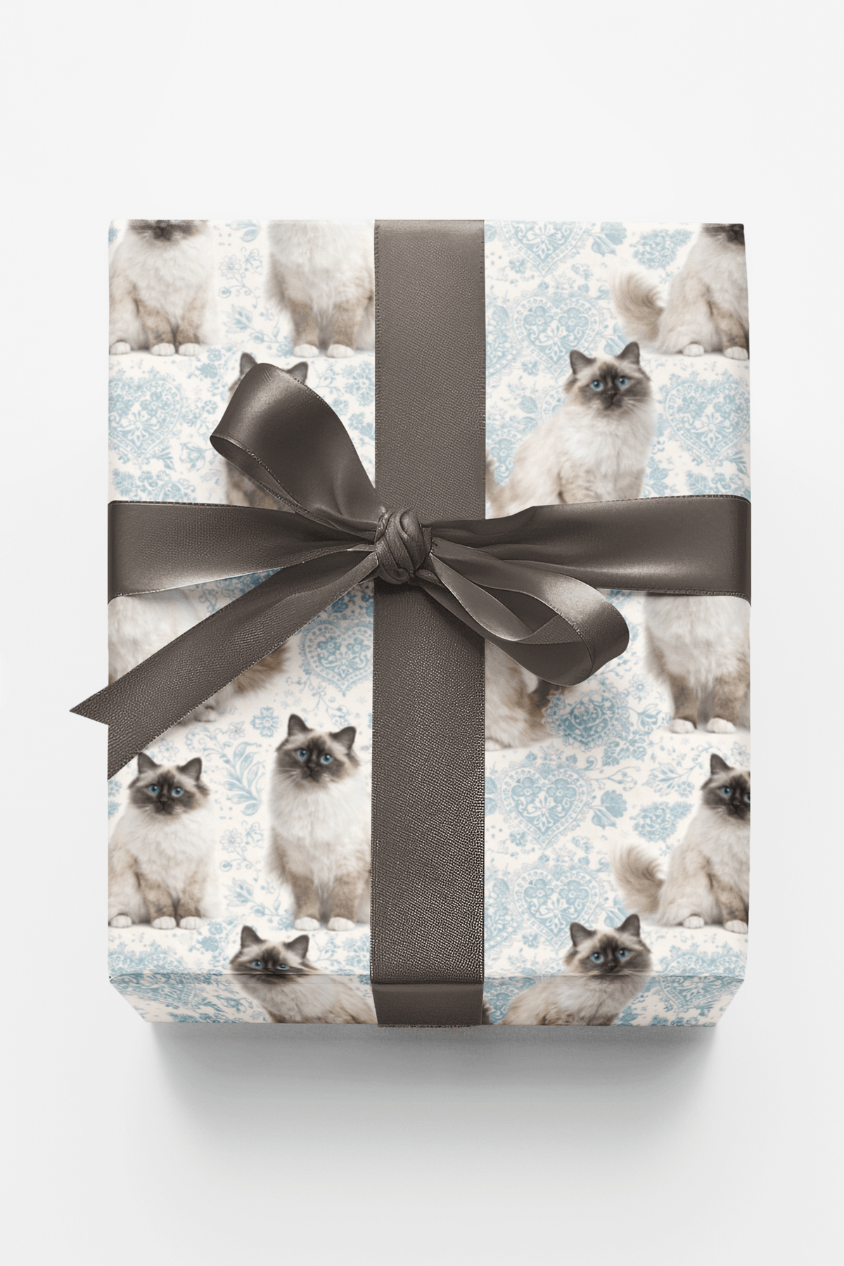 Birman Blue Elegance - London Penny Gift Wrap