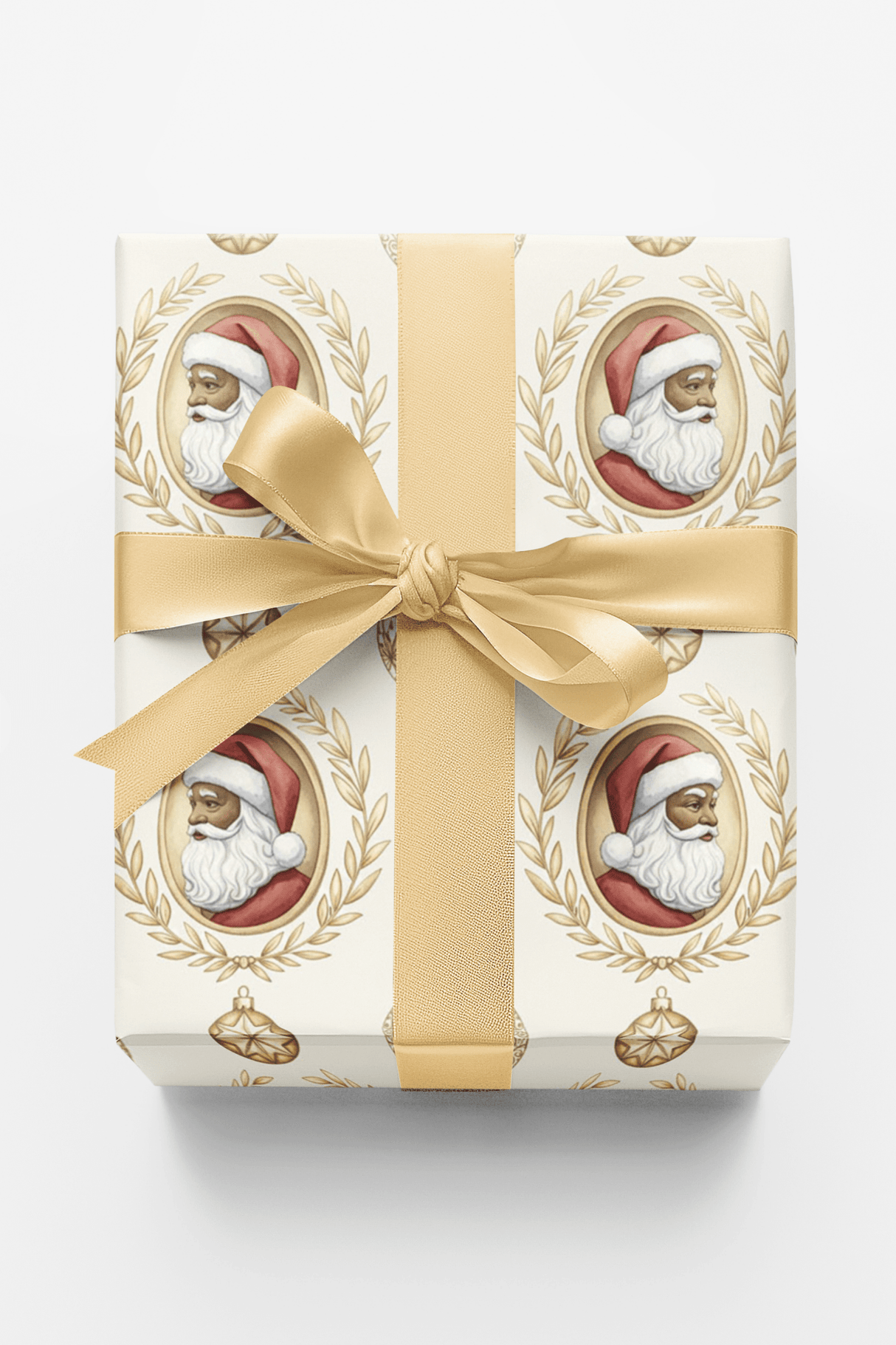 Santa Cameos - London Penny Gift Wrap