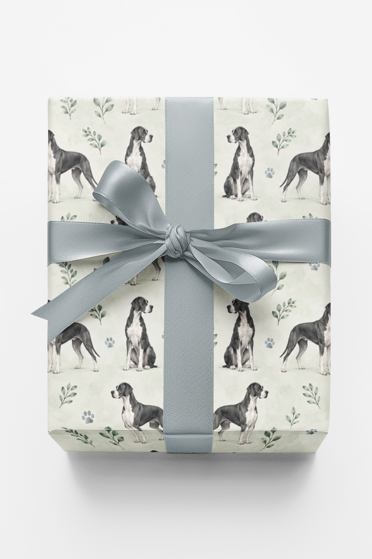 Mantle Great Dane Minimalist Wrapping Paper