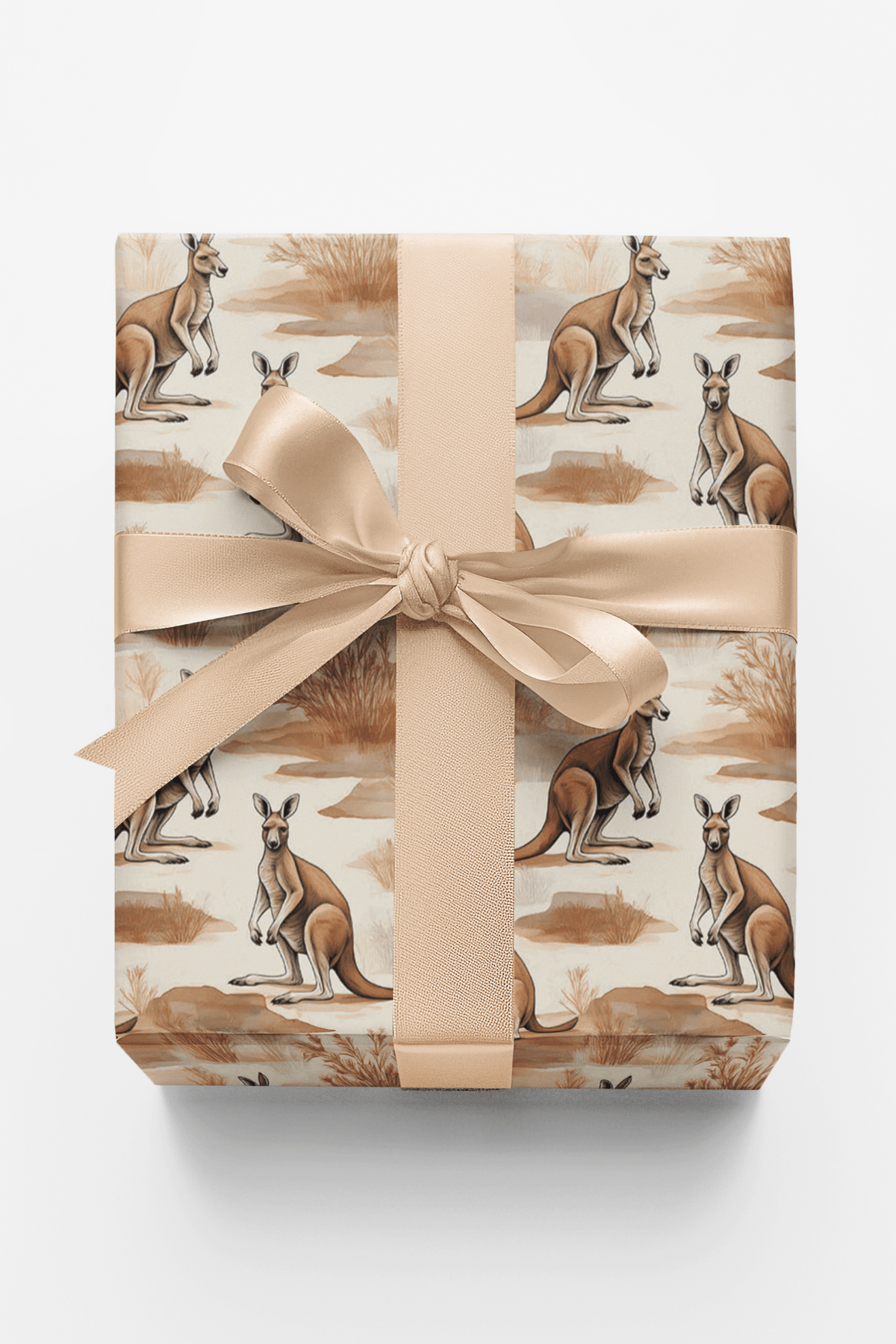 Safari Stroll: Kangaroo - London Penny Gift Wrap