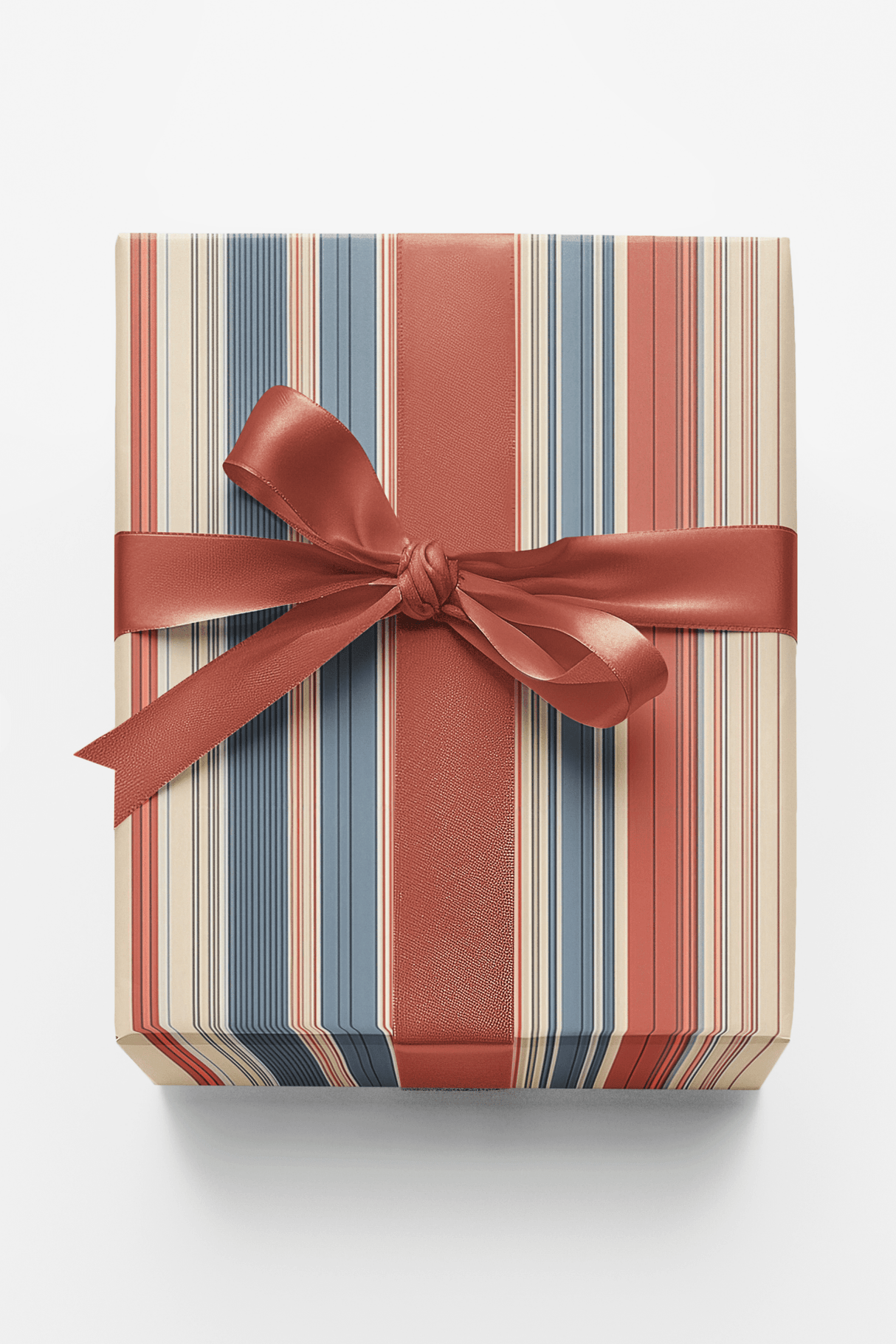 Riviera Stripe - London Penny Gift Wrap