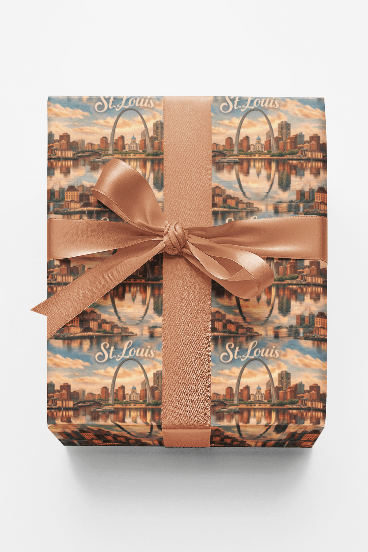 St. Louis Gateway Glow - London Penny Gift Wrap