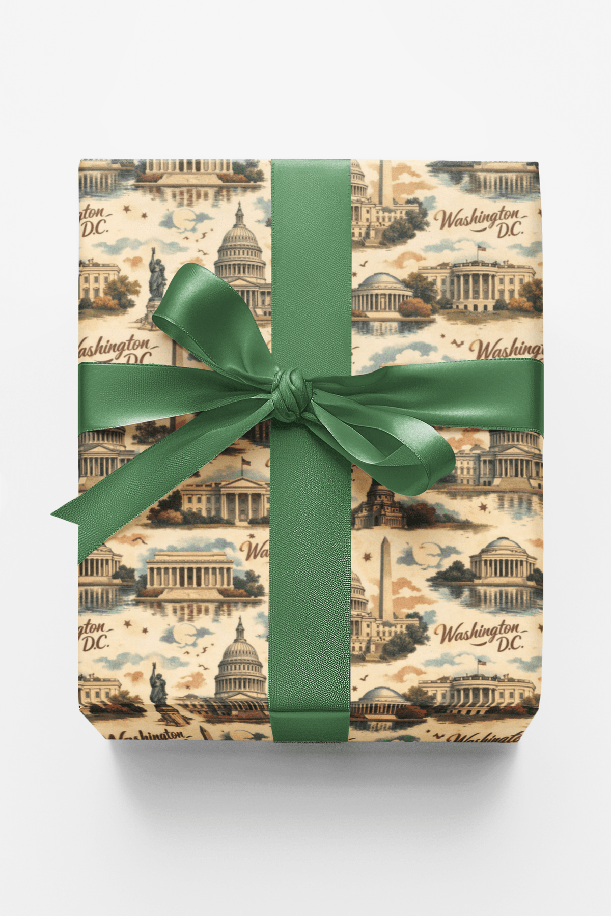 Washington D.C. Retro Capital - London Penny Gift Wrap