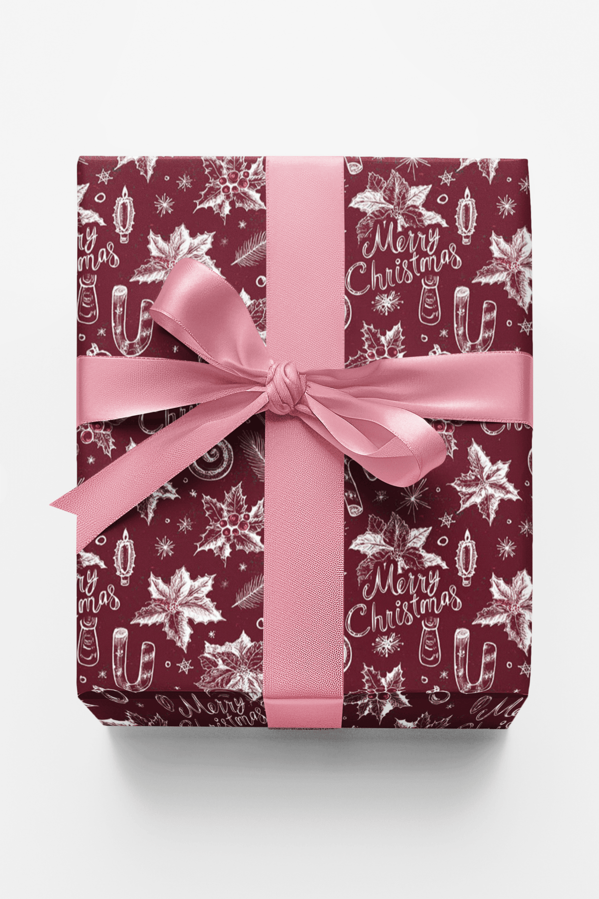 Merry & Bright Chalkboard - London Penny Gift Wrap