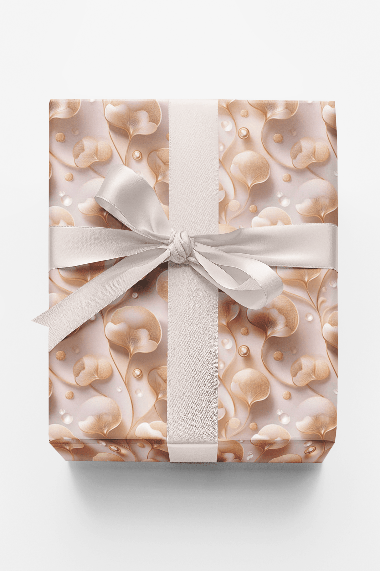 Champagne Ginkgo - London Penny Gift Wrap