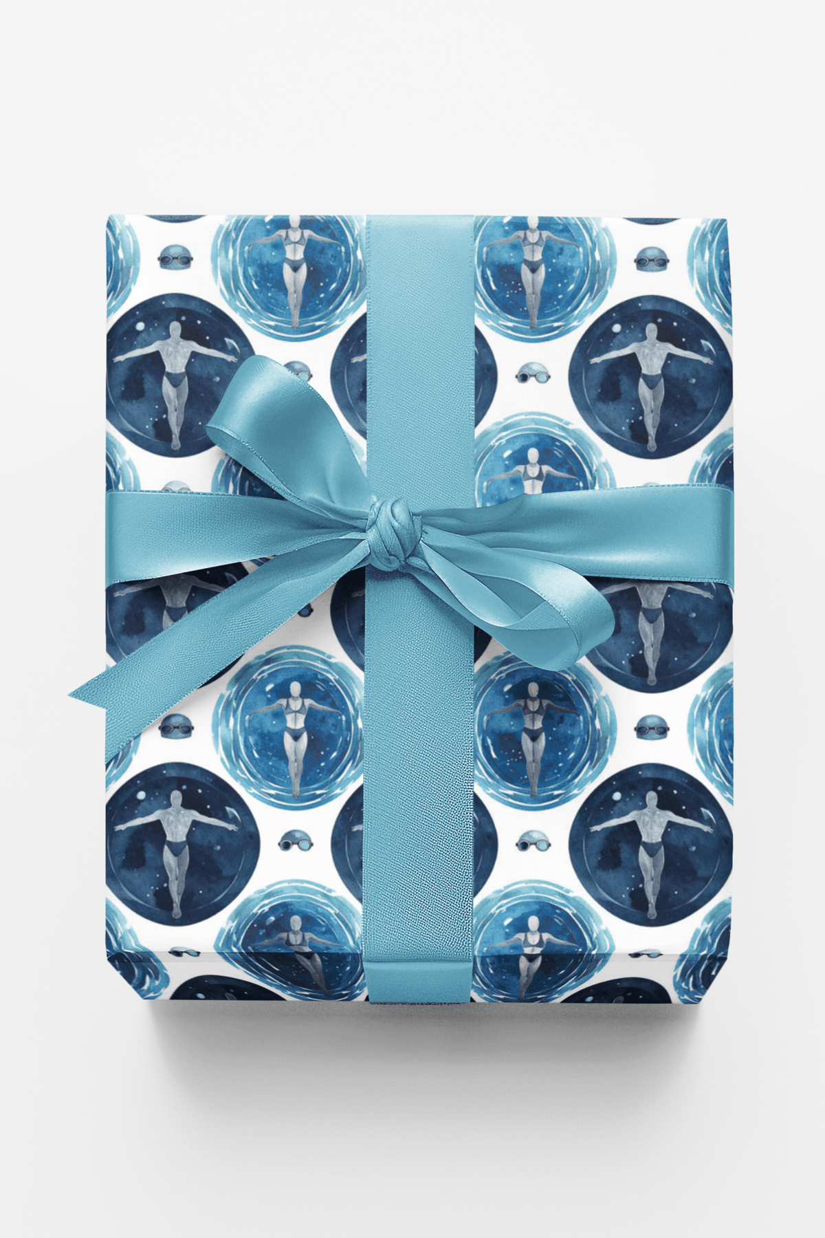 Aquatic Heritage Tile Wrapping Paper - London Penny Gift Wrap